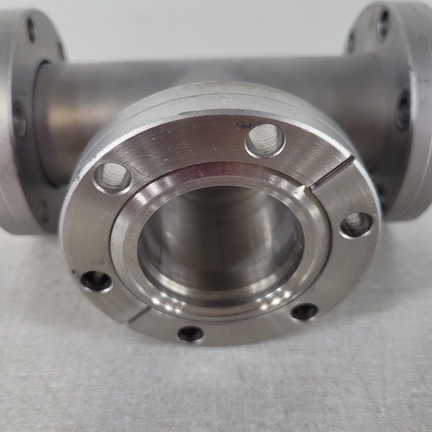 DN35CF 2.75" CF Conflat Tee Stainless Steel 3-Way Ultra High Vacuum UHV Splitter