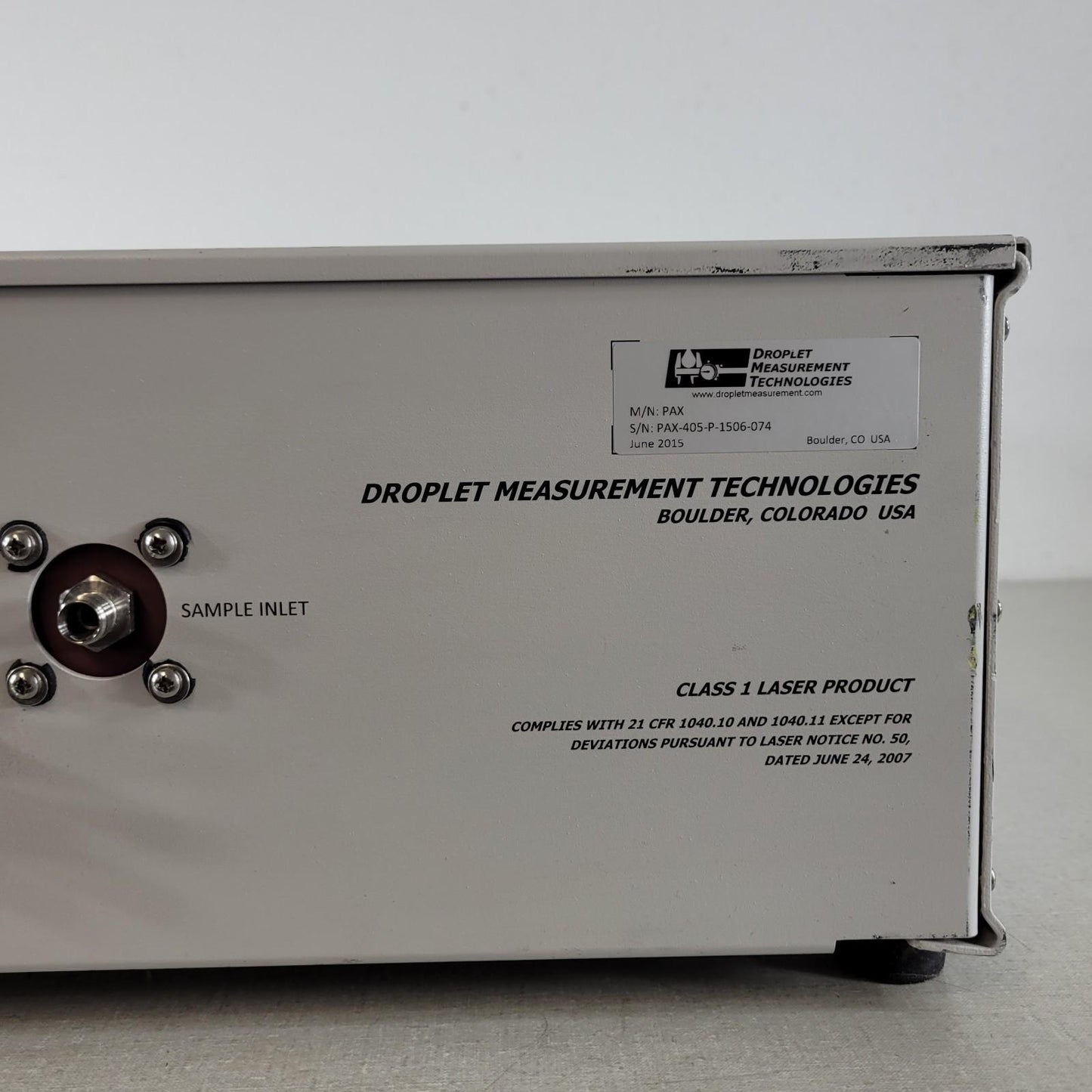 Droplet Measurement Technologies PAX Photoacoustic Extinctiometer w/ 405nm Laser