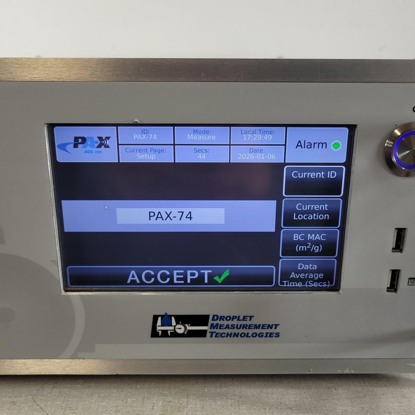 Droplet Measurement Technologies PAX Photoacoustic Extinctiometer w/ 405nm Laser