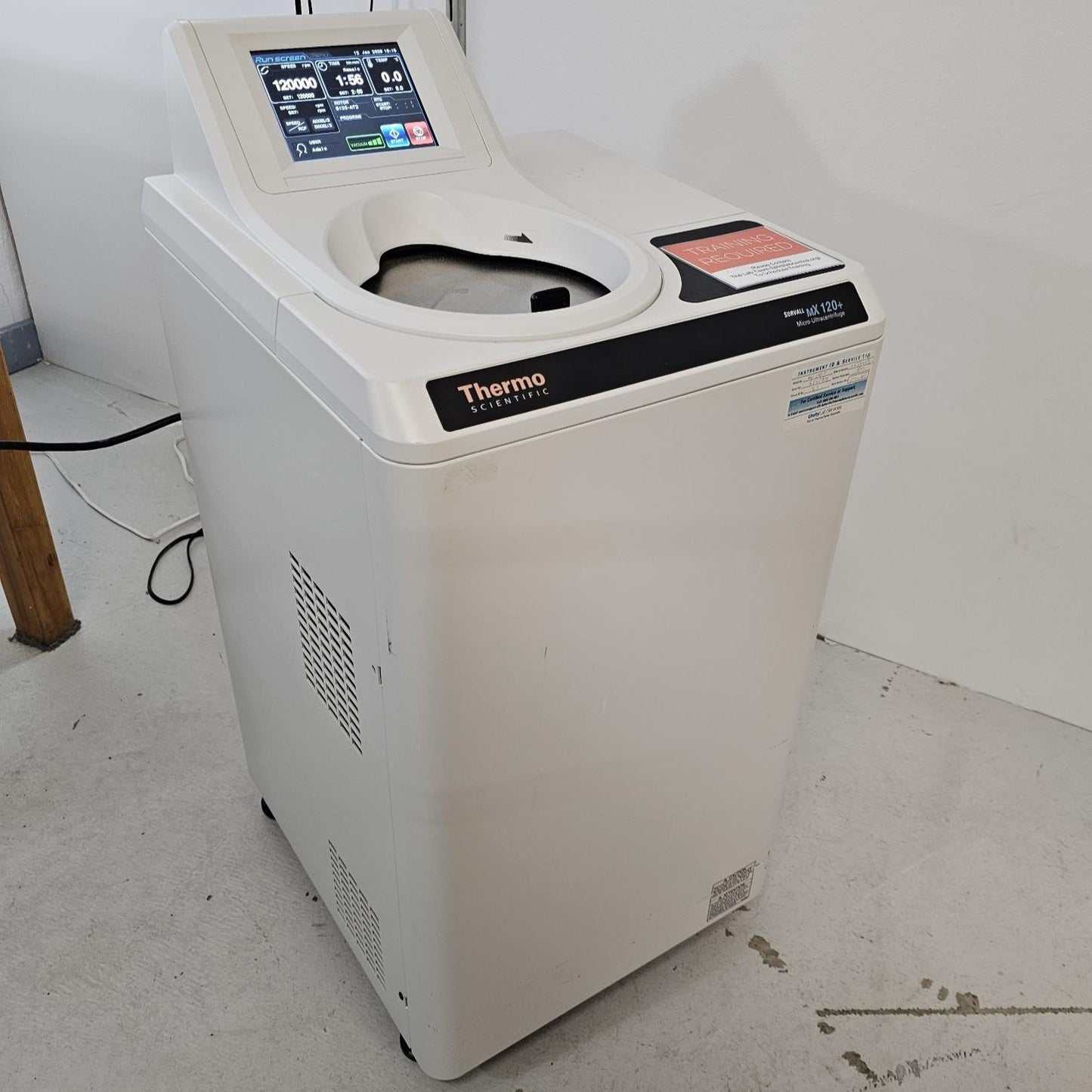 TESTED- Thermo Sorvall MX120+ Micro Ultracentrifuge 120k RPM w/ S120-AT2 Rotor