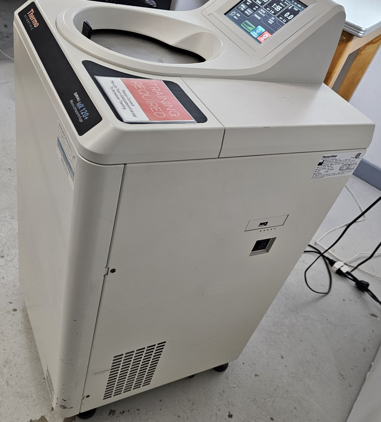TESTED- Thermo Sorvall MX120+ Micro Ultracentrifuge 120k RPM w/ S120-AT2 Rotor