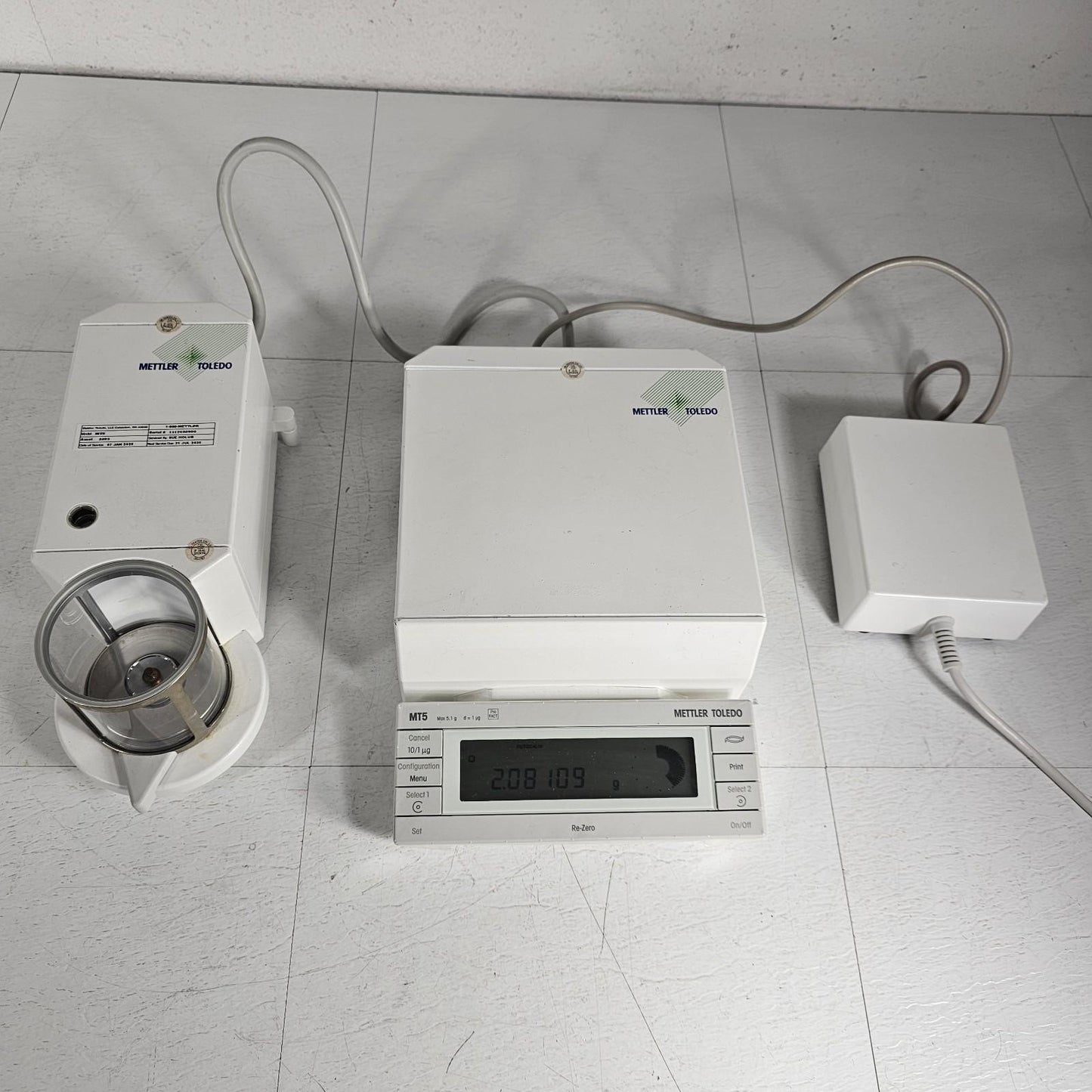 PARTS Mettler Toledo MT5 Analytical Ultra Microbalance Max 5.1g Precision 1ug