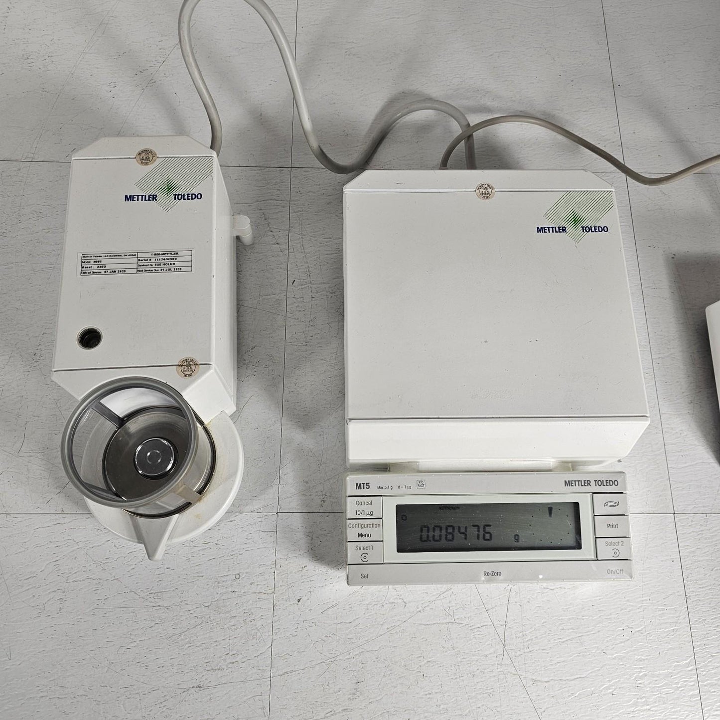 PARTS Mettler Toledo MT5 Analytical Ultra Microbalance Max 5.1g Precision 1ug
