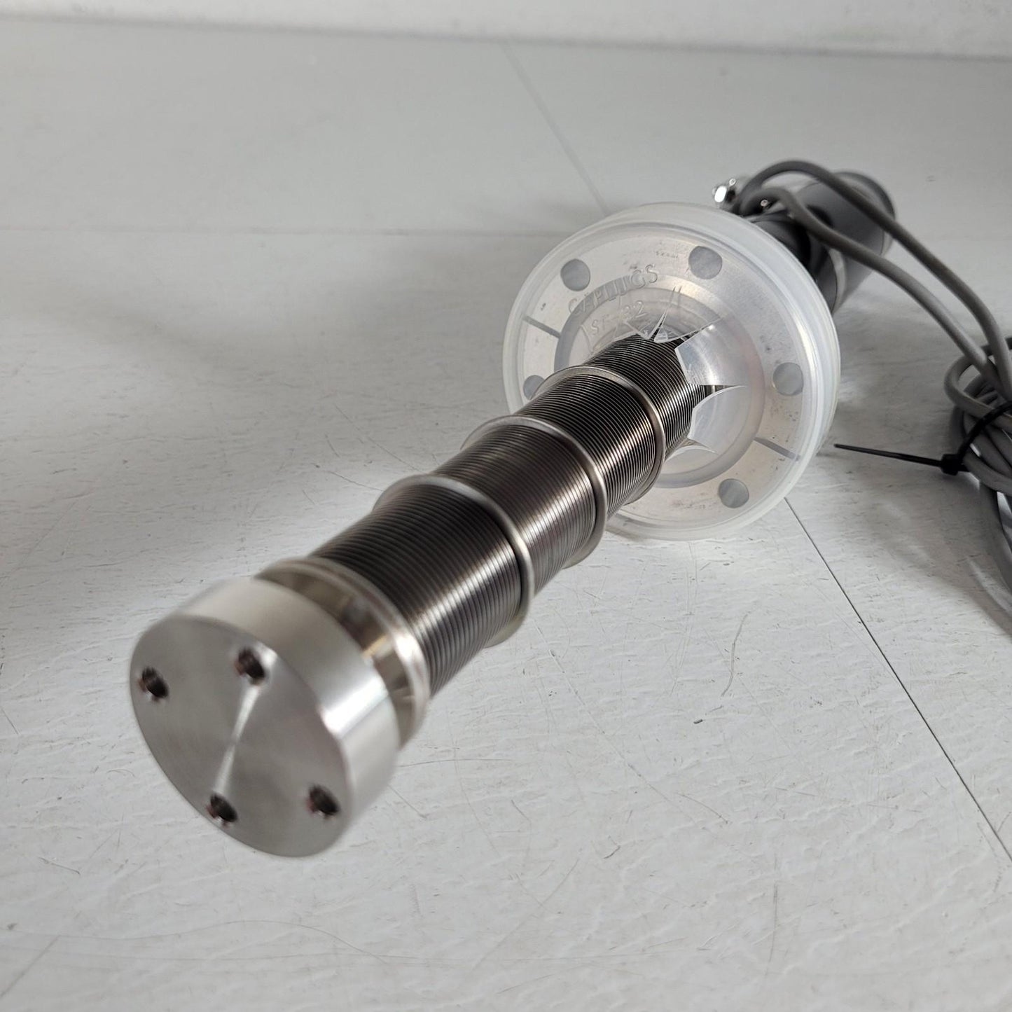 Huntington 3" Stroke Linear Pneumatic Feedthrough Bellows DN35CF 2.75" CF UHV