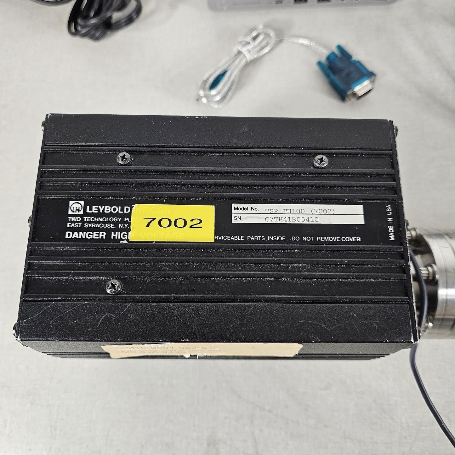 TESTED Inficon H100M RGA 1-100 AMU Faraday Electron Multiplier DN35CF TWare32 PC