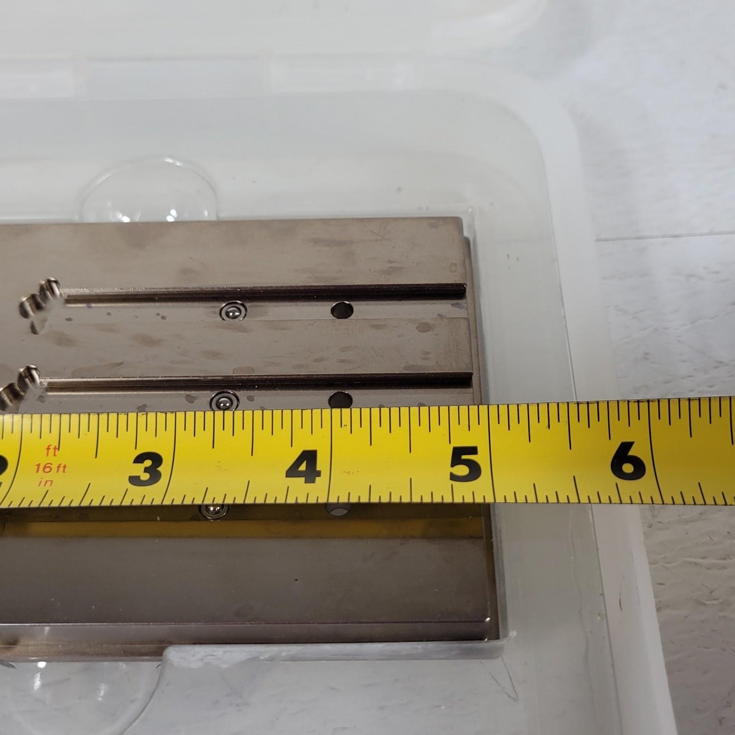 Bruker G5098 Maldi TOF Mass Spectrometer Accessories Adaptor Baseplate 5"x3.25"