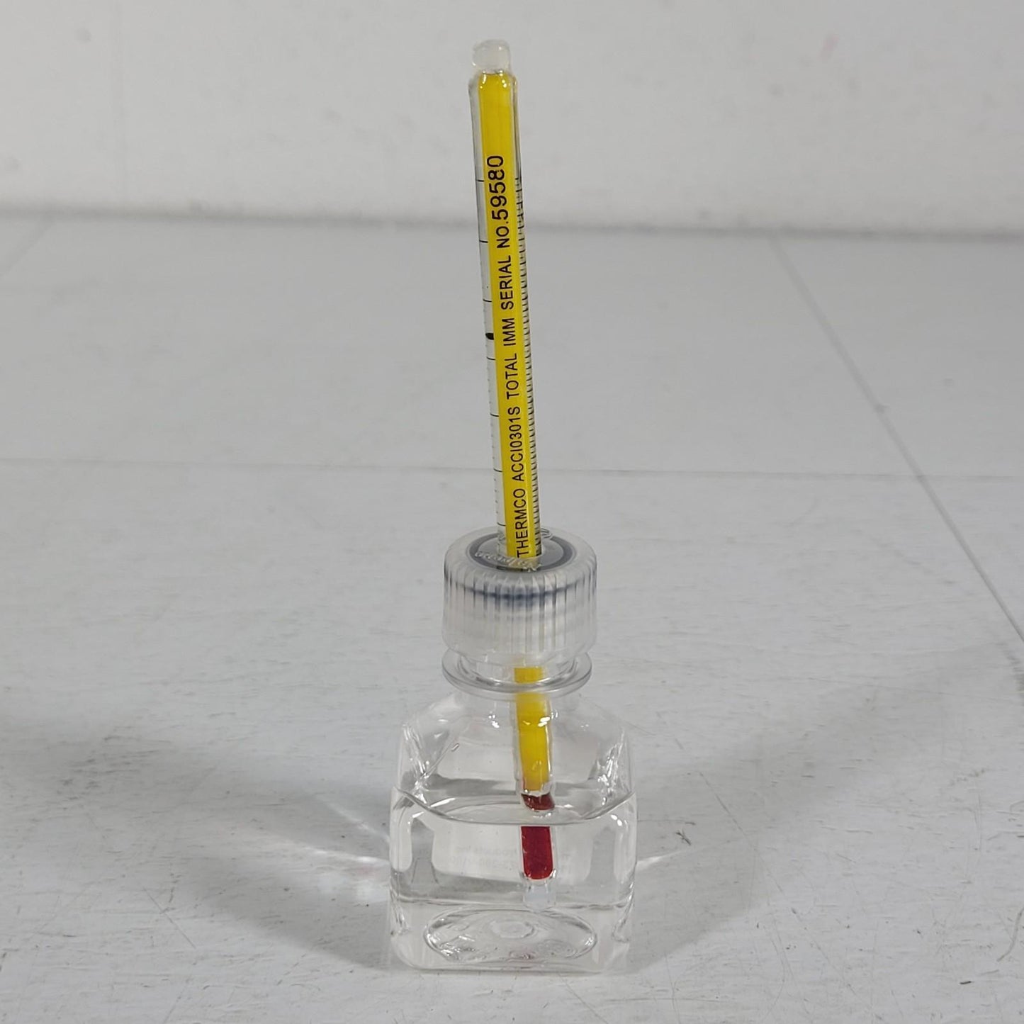 Thermco ACCI0301S Incubator Bottle Analog Thermometer 18°C to 50°C +/-1°C 30 mL