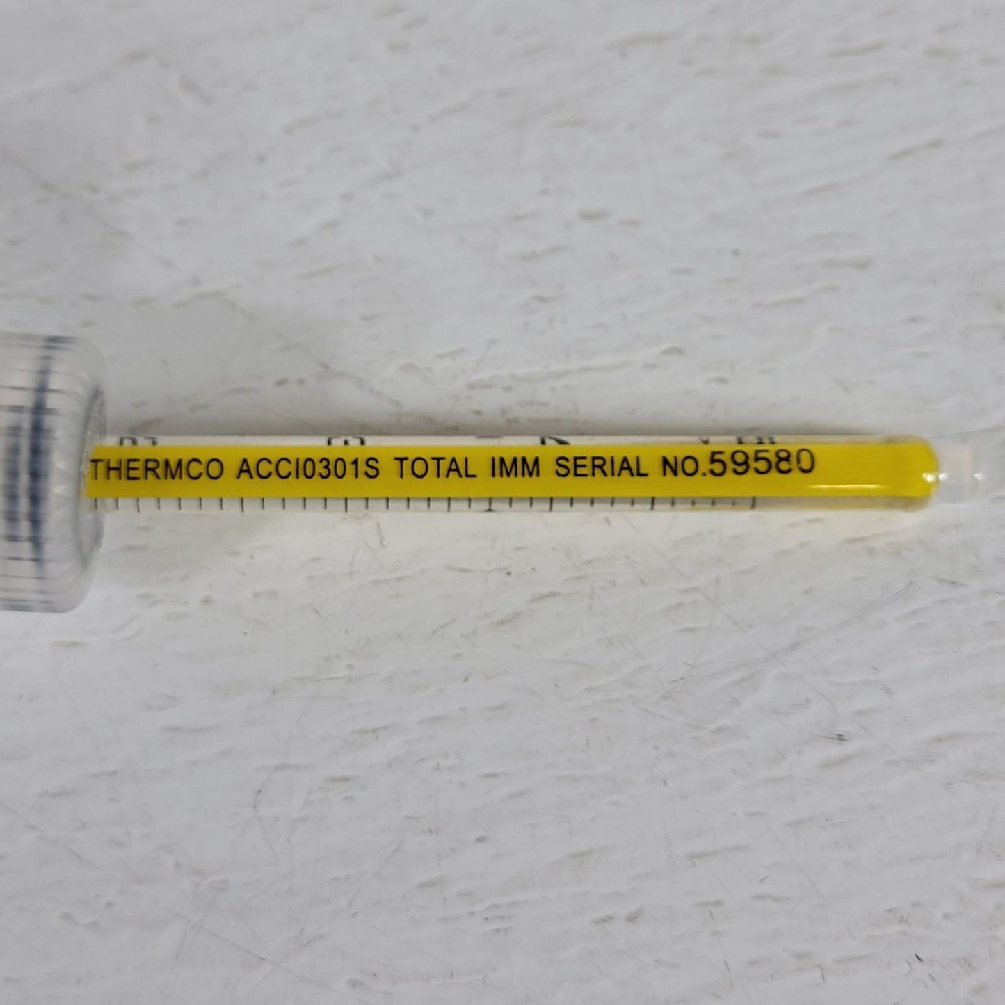 Thermco ACCI0301S Incubator Bottle Analog Thermometer 18°C to 50°C +/-1°C 30 mL