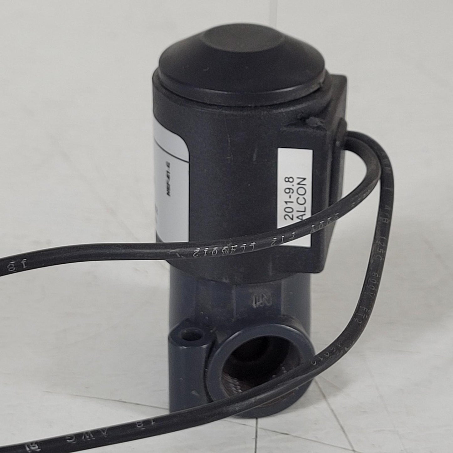 Alcon 02CZ062A1-4CCF Solenoid Valve 2 Way NC Delrin 3/8" Flow Factor 0.45 12 VDC