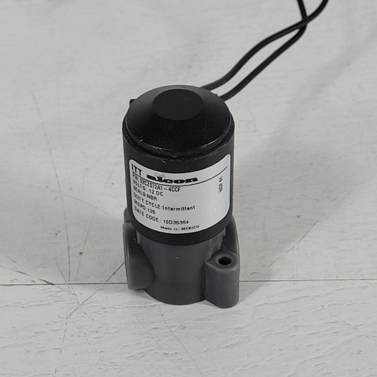 Alcon 02CZ072A1-4CCF Solenoid Valve 2 Way NC Delrin 3/8" Flow Factor 0.45 12 VDC