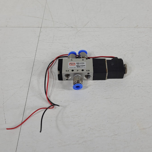 Clippard MME-41PES 5-Port 4-Way Solenoid Valve 1/8" 12VDC