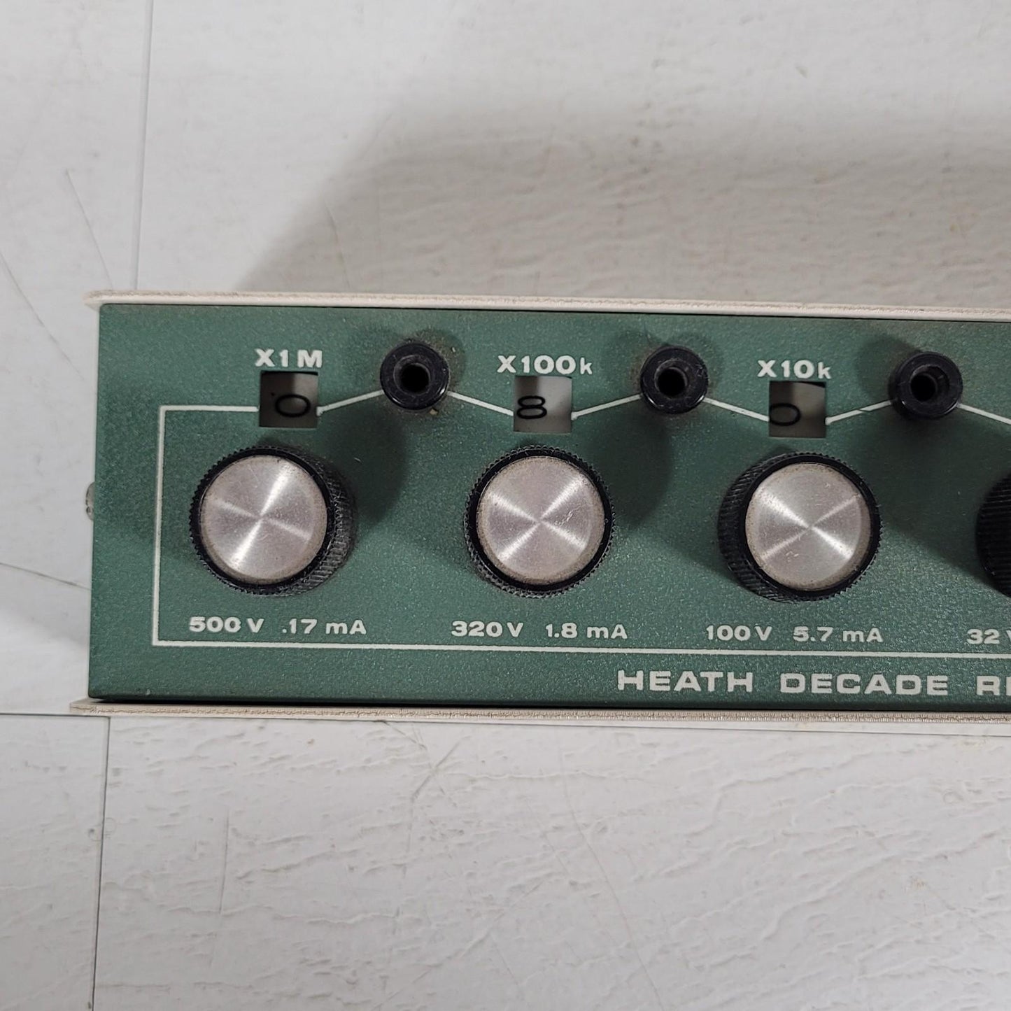 HeathKit EU-30A Simple Decade Resistance Substitution Box 1-9 99,999Ω +/- 0.1%