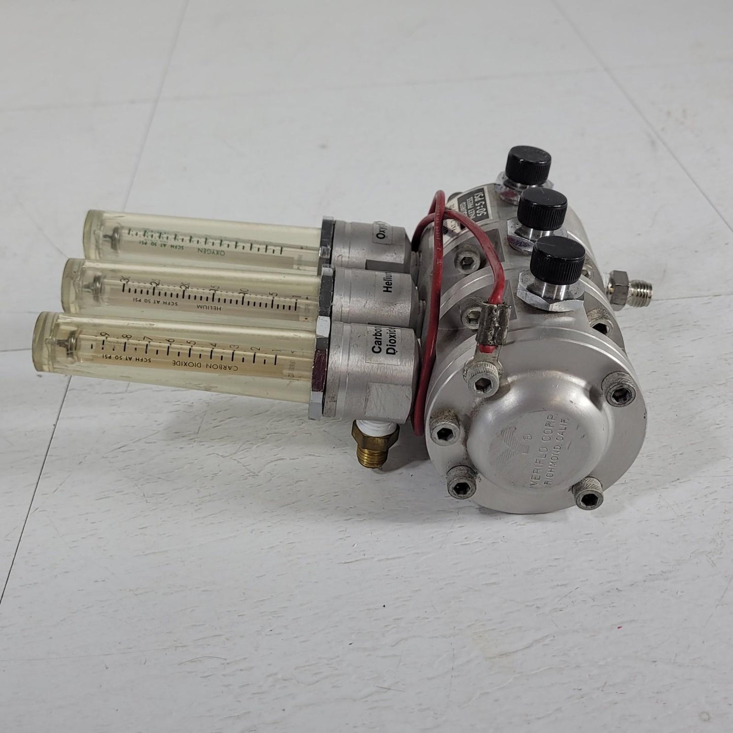 Parker Veriflo 15170003 Multi‑Gas Control Flowmeter Manifold Pres 50±5 PSI Simet