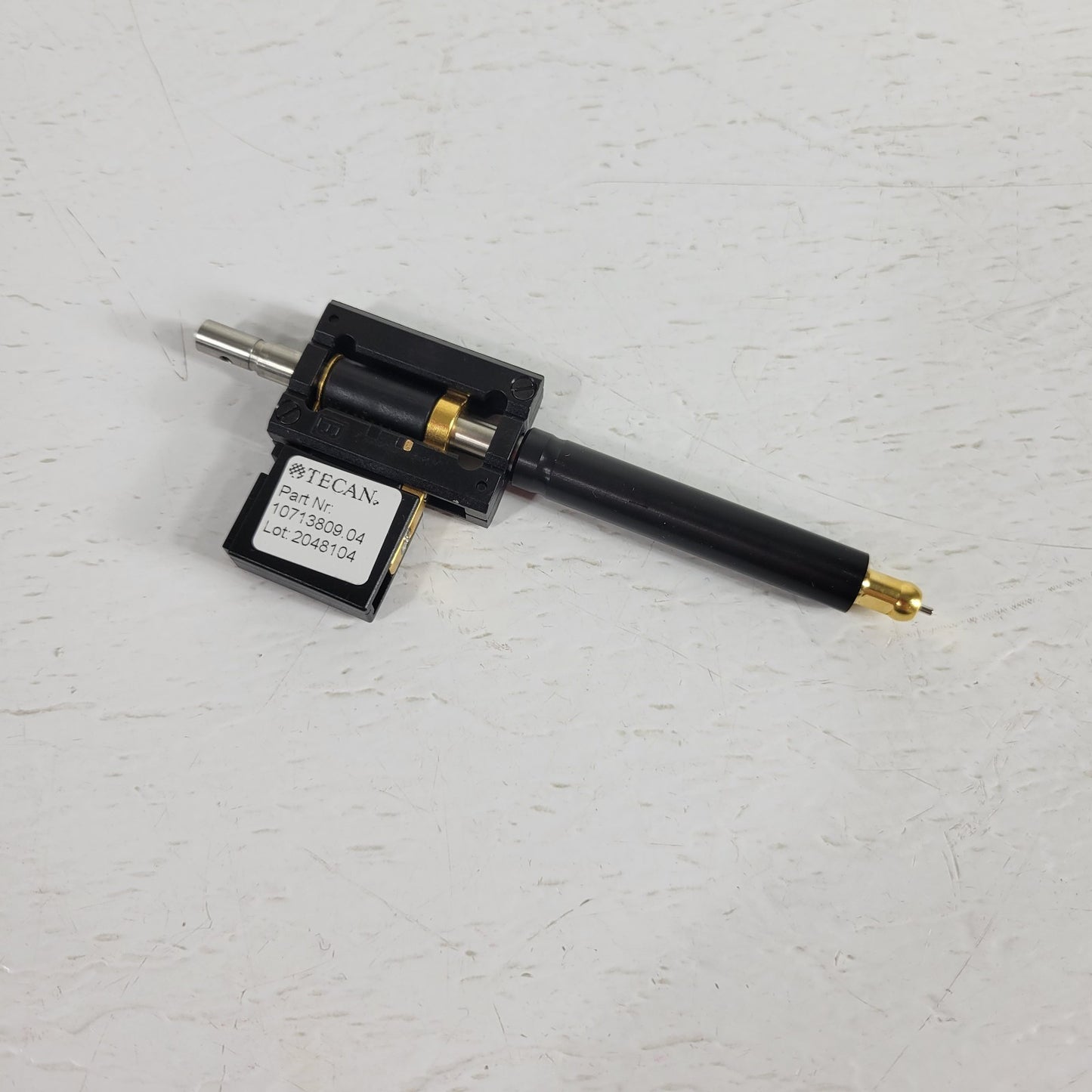 Tecan 10713809.04 Evo Ilid Block Tip Adapter Fluid Pickup Nozzle Solenoid Action