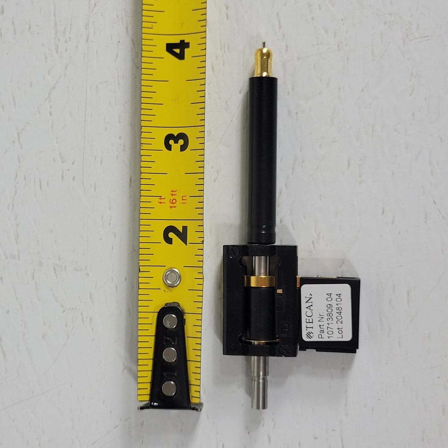 Tecan 10713809.04 Evo Ilid Block Tip Adapter Fluid Pickup Nozzle Solenoid Action