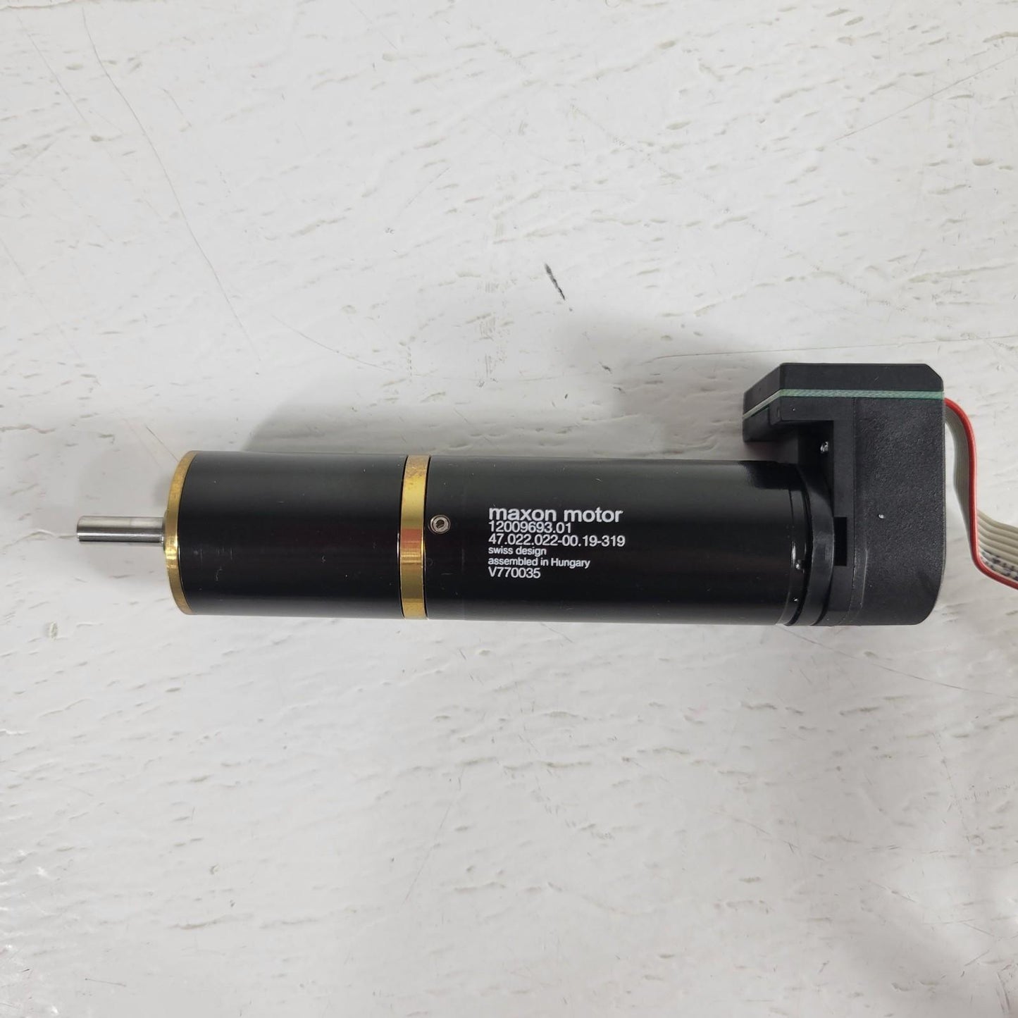 Maxon Motor 47.022.022-00.19-319 Evo DC Precision 8 Pin Sensor Flattened Shaft