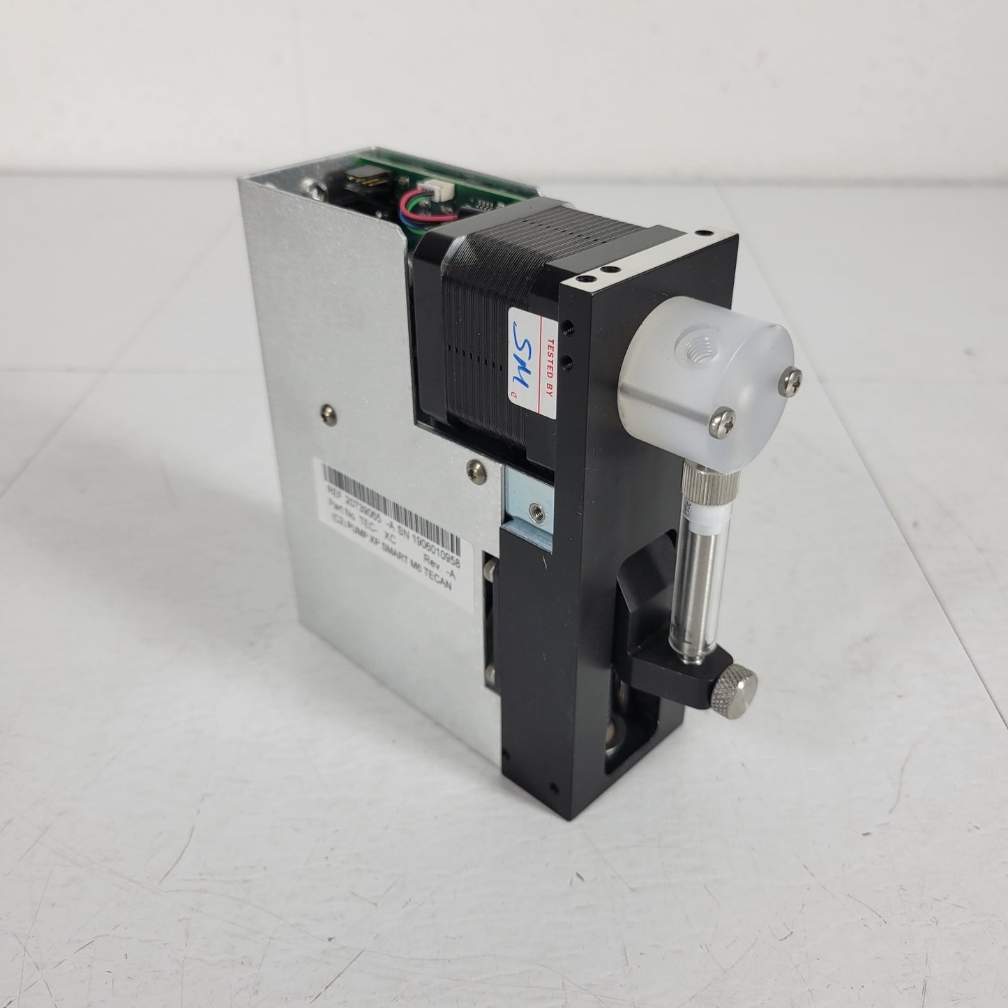 Tecan XP Smart M6 20739065 Motorized Syringe Pump Module 1mL Freedom Evo Rev A