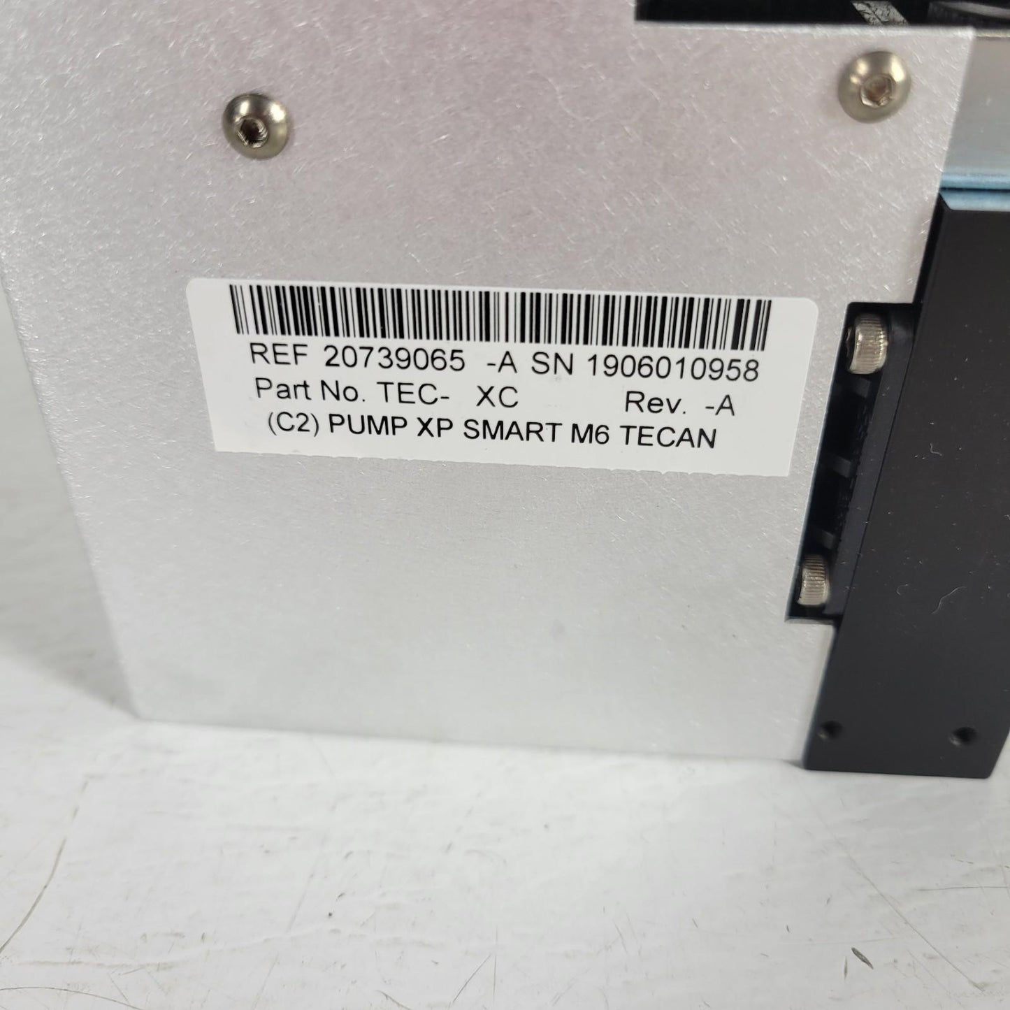 Tecan XP Smart M6 20739065 Motorized Syringe Pump Module 1mL Freedom Evo Rev A