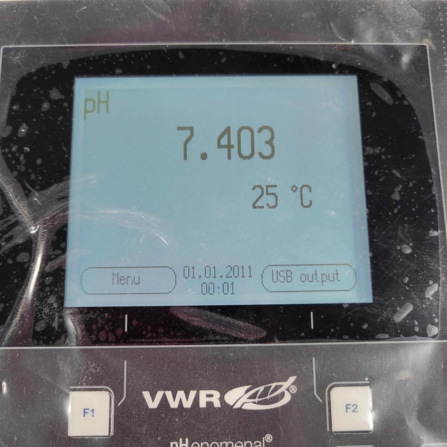 VWR pH1100L pHenomenal Compact Digital pH Meter USB Interface (AR) Functionality