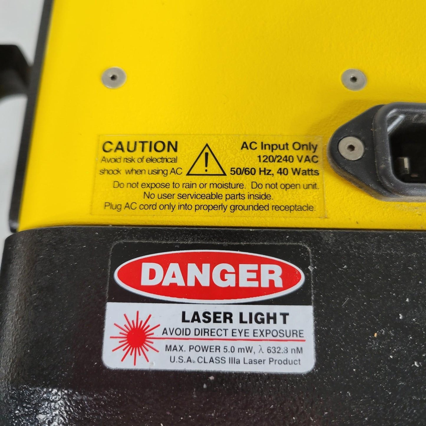 AGL BEAMER 400S Electronic Self-Leveling  HeNe Laser Transmitter 120/240 VAC