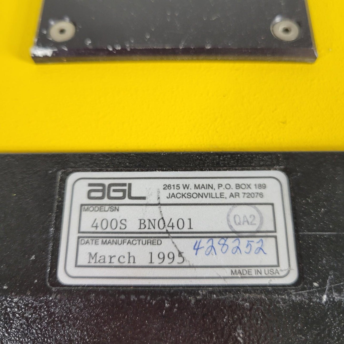AGL BEAMER 400S Electronic Self-Leveling  HeNe Laser Transmitter 120/240 VAC