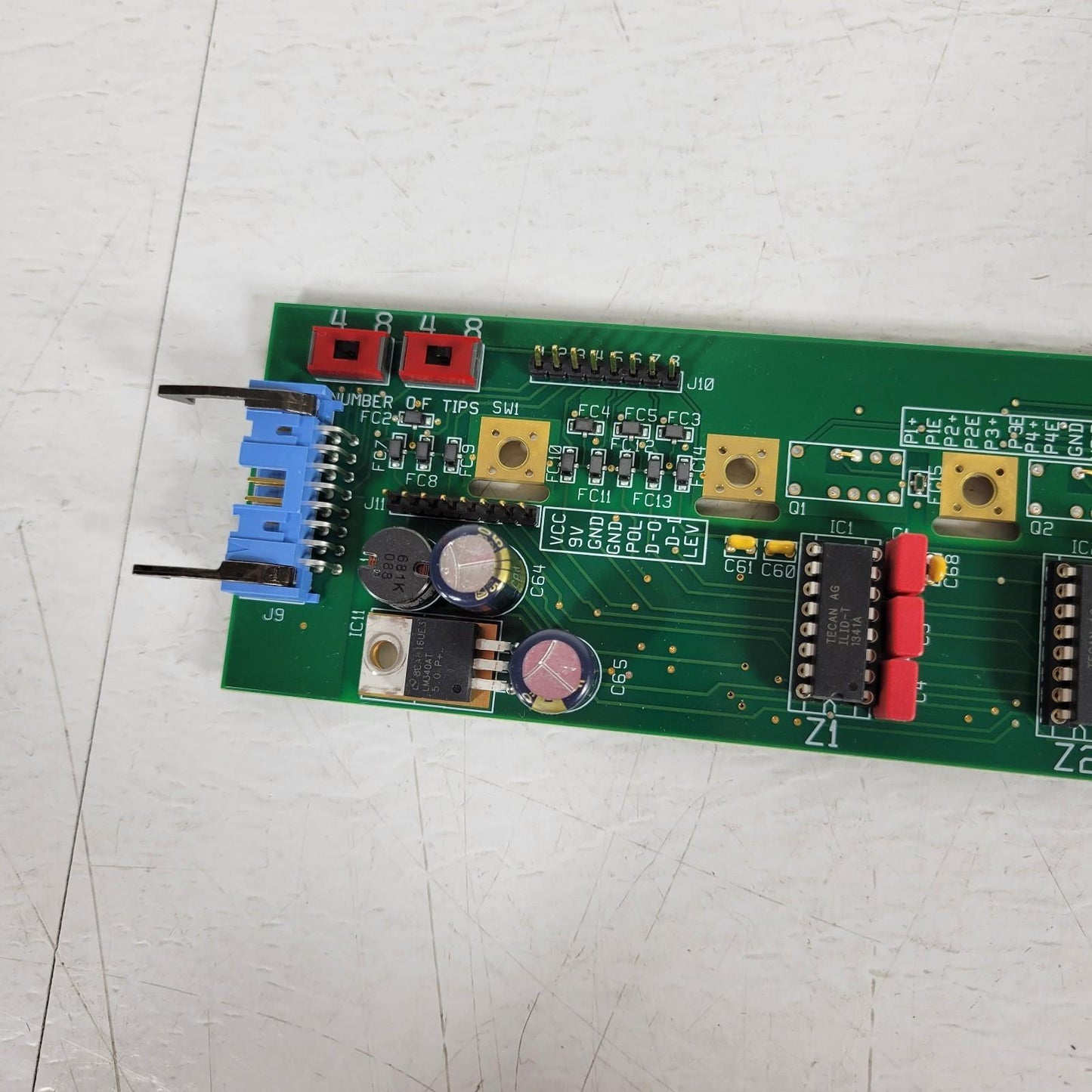 Tecan Freedom Ilid-T WE19230238 Tip Driver Board 8 Channel Piezo Solenoid Output