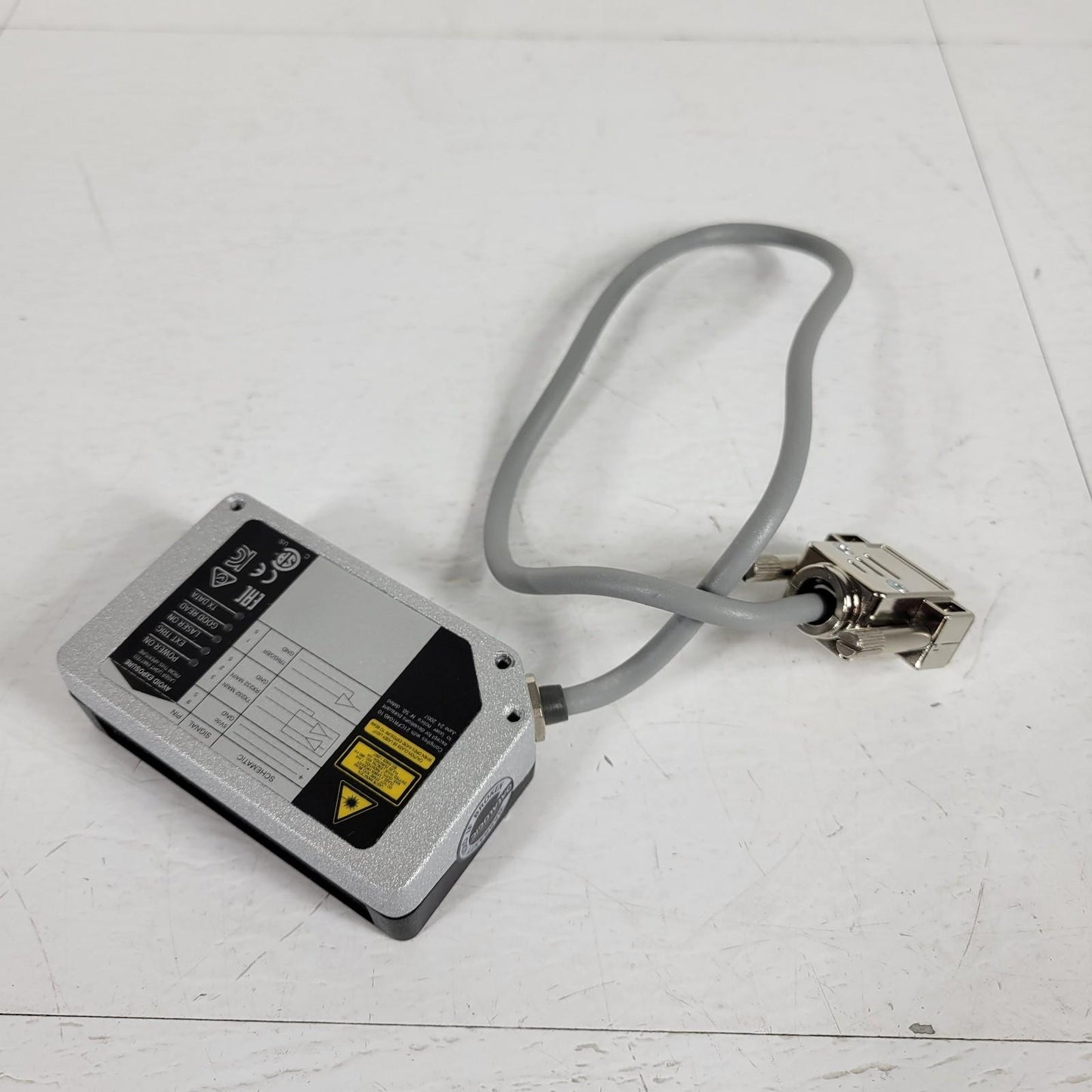 Datalogic DS1100-2011080 Laser Barcode Scanner 5VDC 500mA RS232 Serial Interface