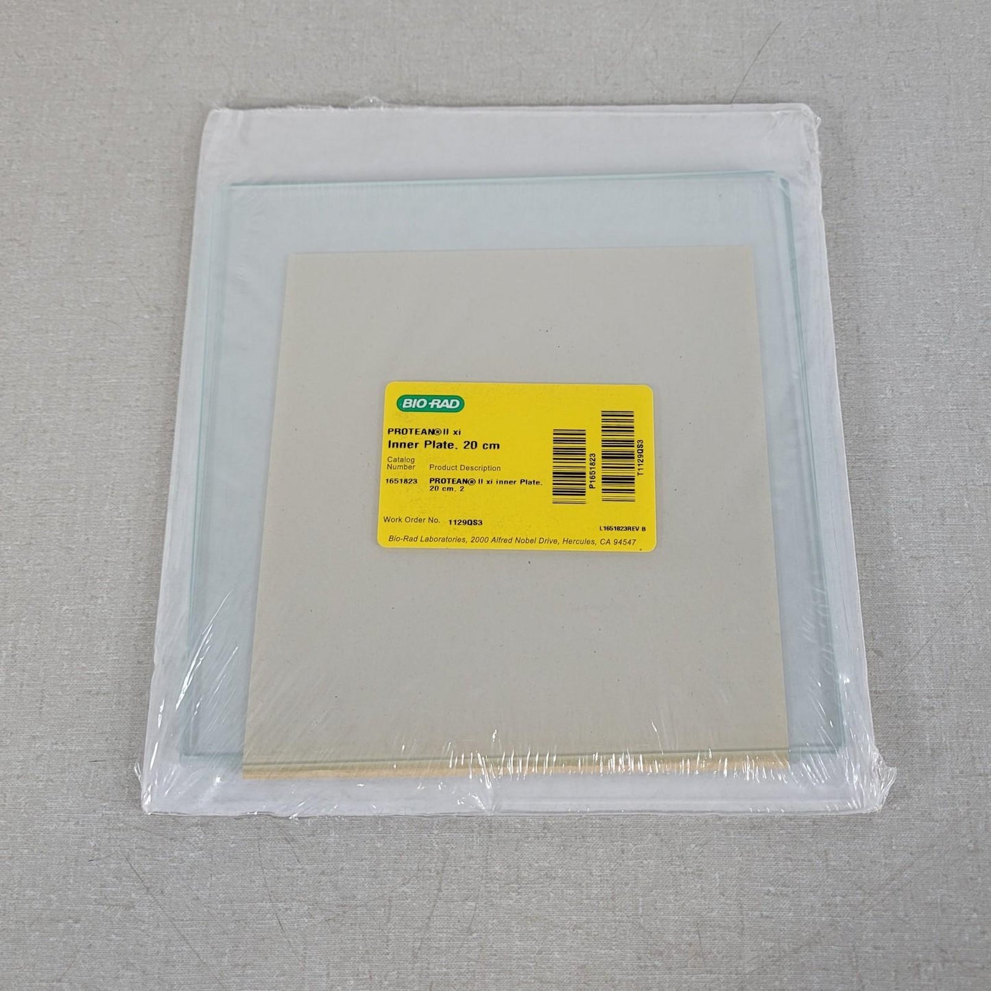 BIO RAD 1651823 Protean II xi Inner Plate 20 x 20cm for Electrophoresis Cells