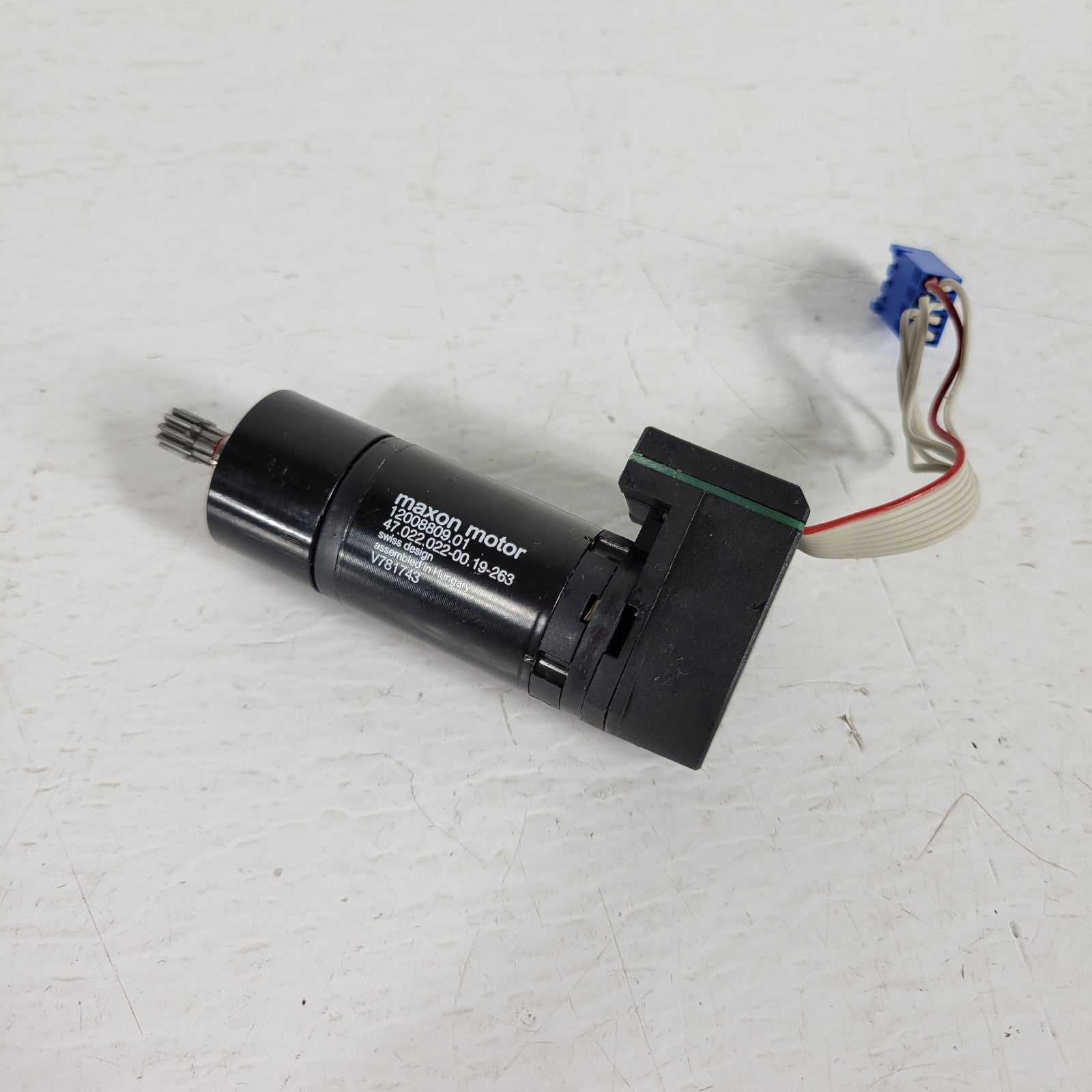 Maxon Motor 47.022.022-00.19-263 Evo DC Precision 8 Pin Sensor Flatten ...