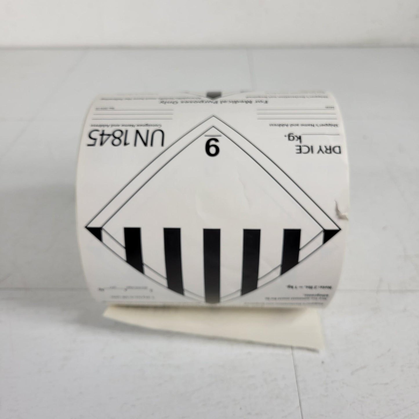 PARTIAL Uline S-2844 D.O.T. Hazard Labels Misc 9 Dry Ice 6 x 6" Permanent Adhes
