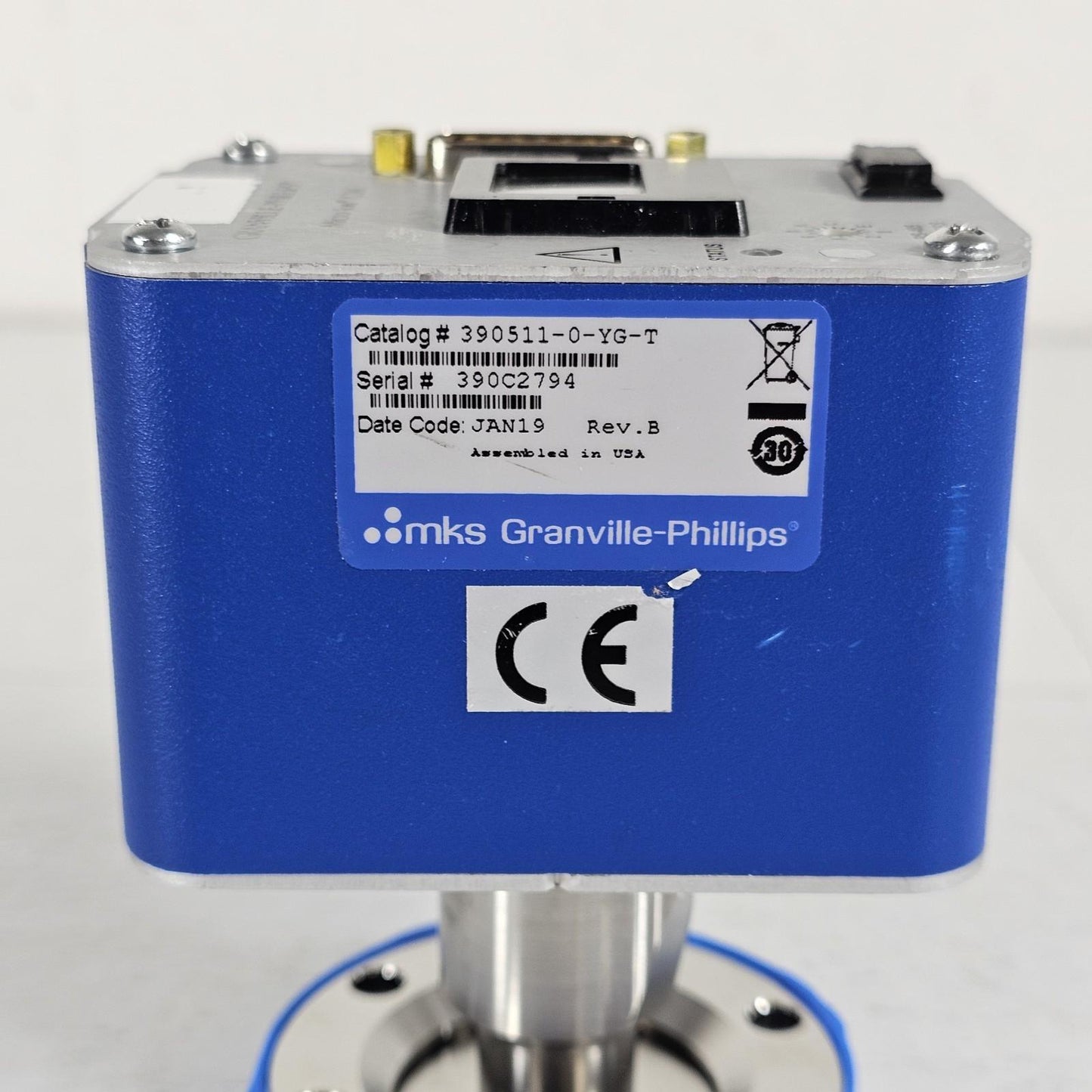 MKS Granville-Phillips 390511-0-YG-T Micro-Ion ATM Wide Range Vacuum Gauge