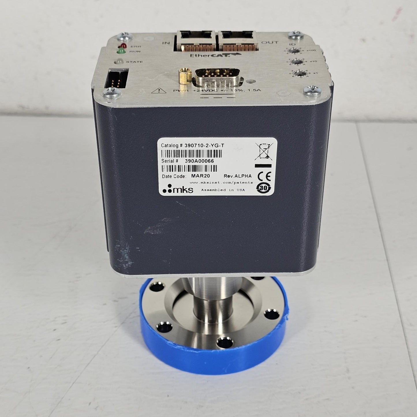 MKS Granville-Phillips 390710-2-YG-T Micro-Ion ATM Gauge EtherCAT DN35CF 2.75"