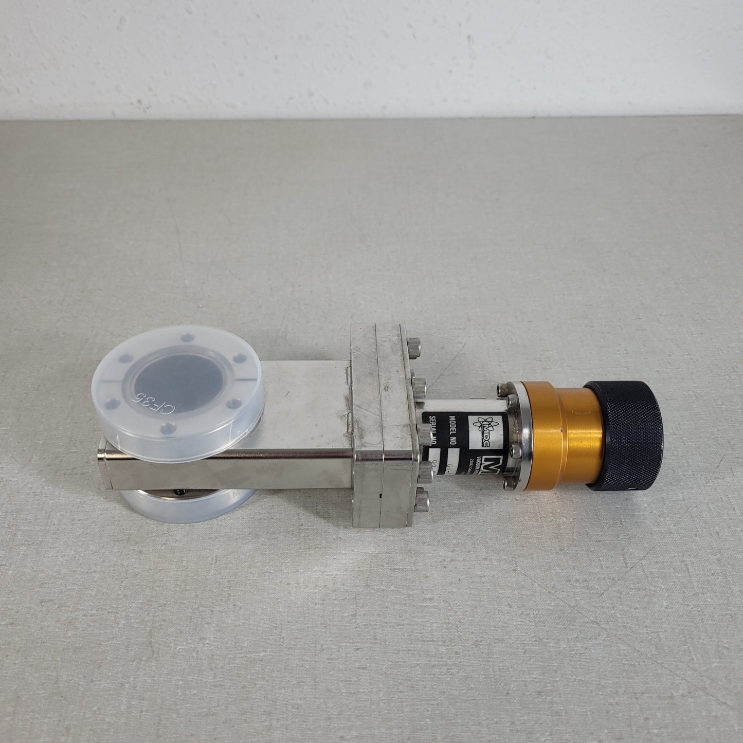 MDC GV-1500V Manual Gate Valve DN35CF 2.75" CF35 Conflat CF High Vacuum UHV