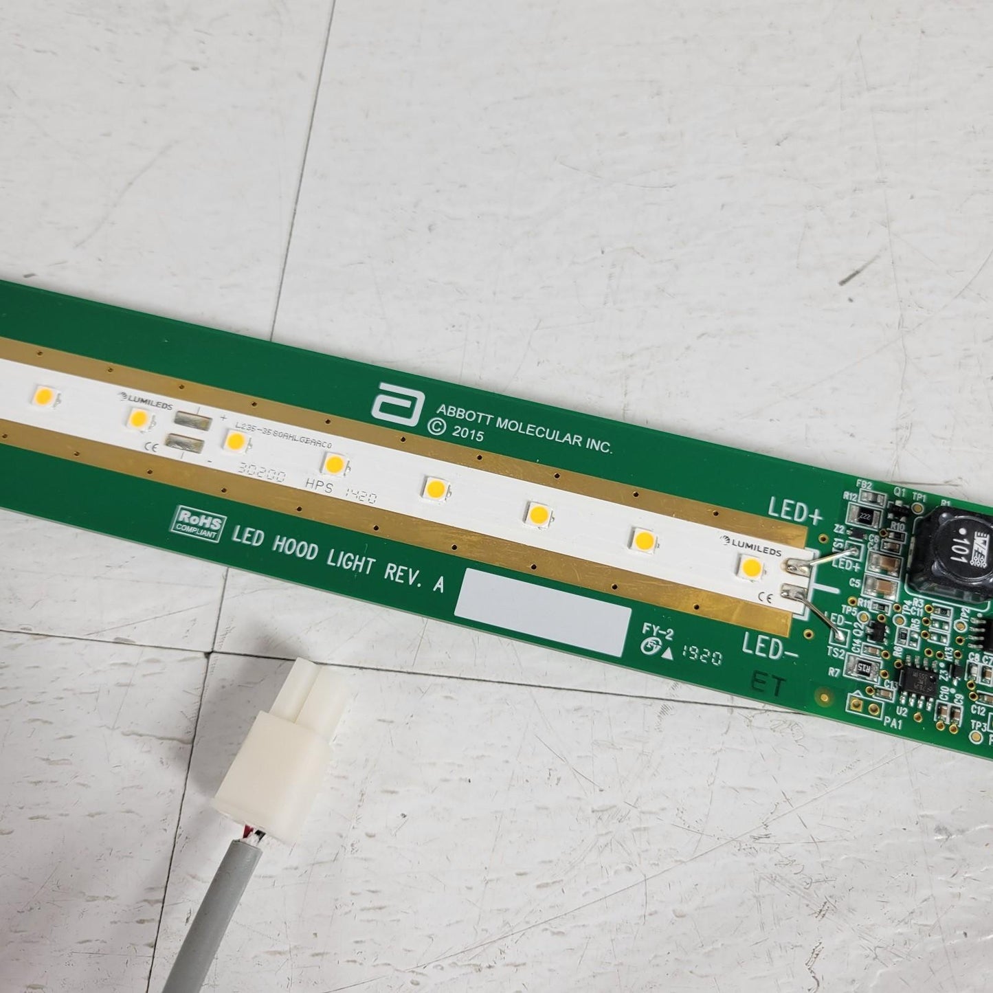 LumiLEDs L235-3580QHLGBAAC0 24V 10W LED Hood Light Board Warm White 2ft Length
