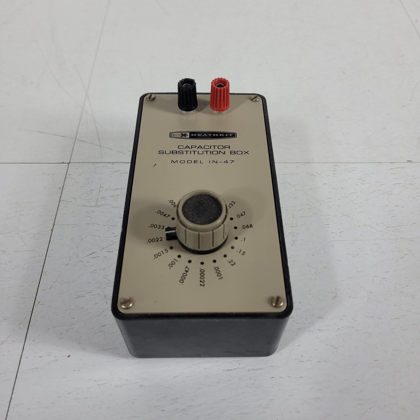 Heathkit IN-47 Capacitor Substitution Box Ham Radio Capacitor Leakage Tester