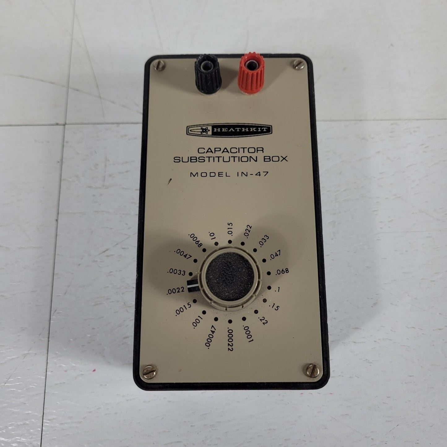 Heathkit IN-47 Capacitor Substitution Box Ham Radio Capacitor Leakage Tester