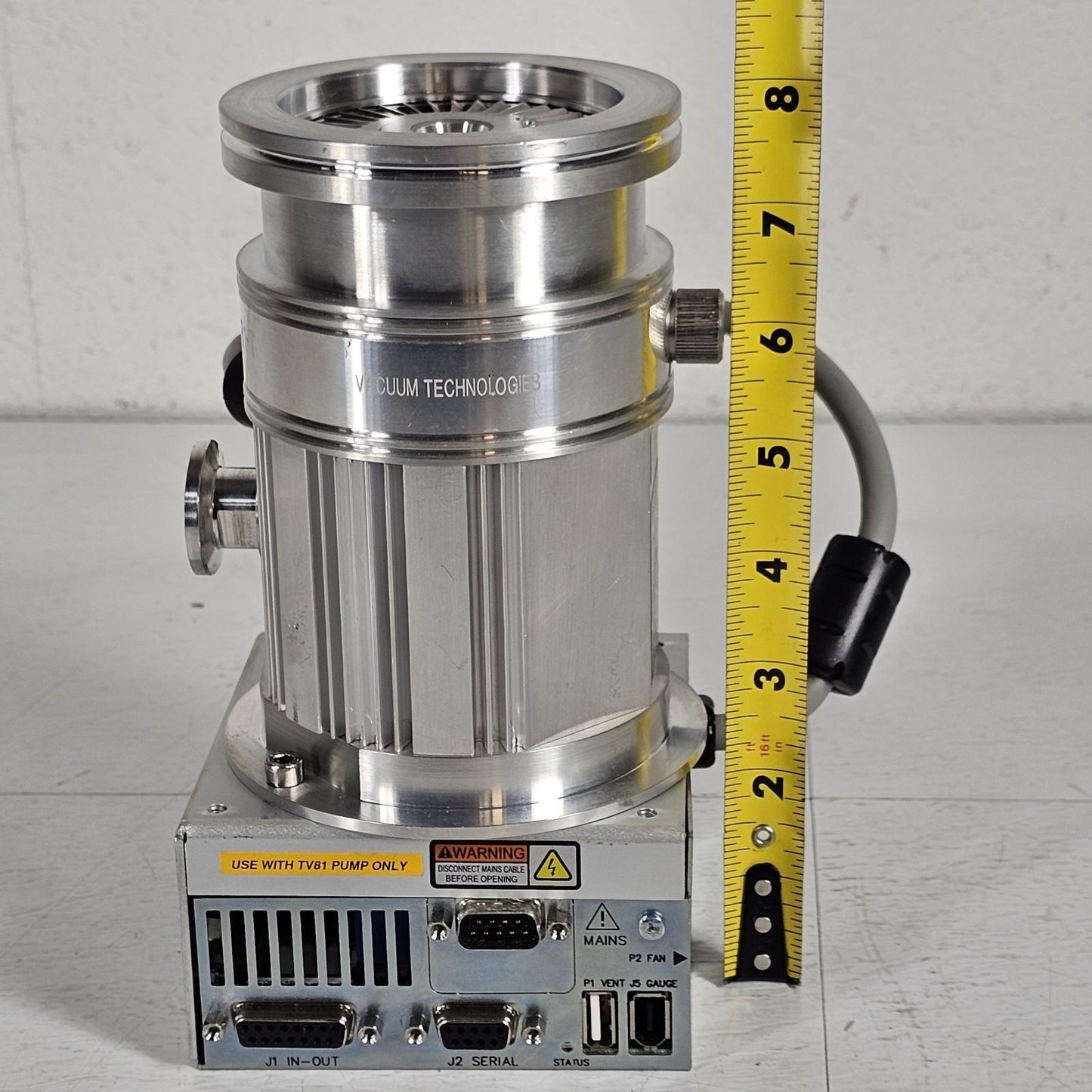 TESTED E-7 Torr: Varian TV-81 Turbo-V 81-T Turbomolecular High Vacuum Pump UHV