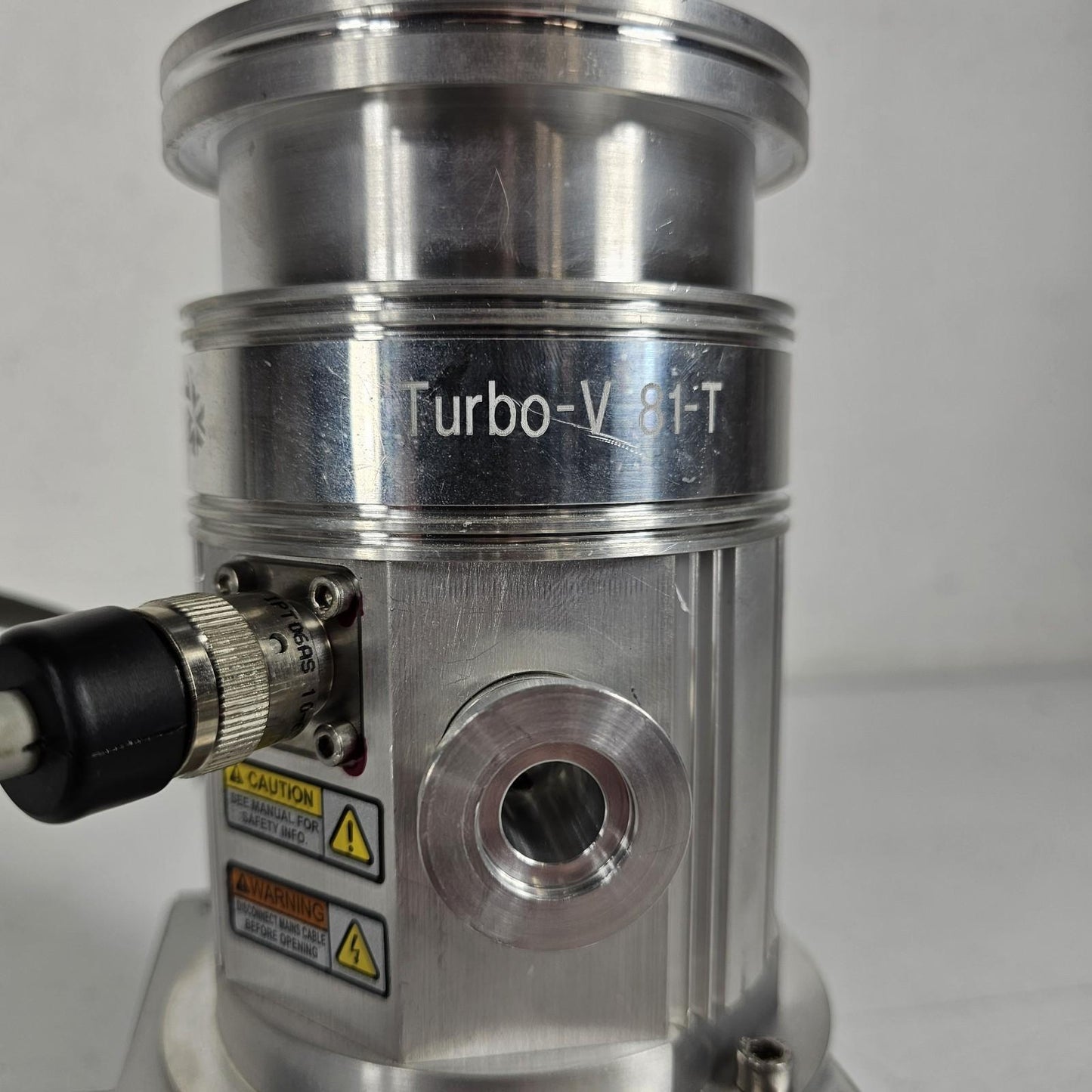 TESTED E-7 Torr: Varian TV-81 Turbo-V 81-T Turbomolecular High Vacuum Pump UHV