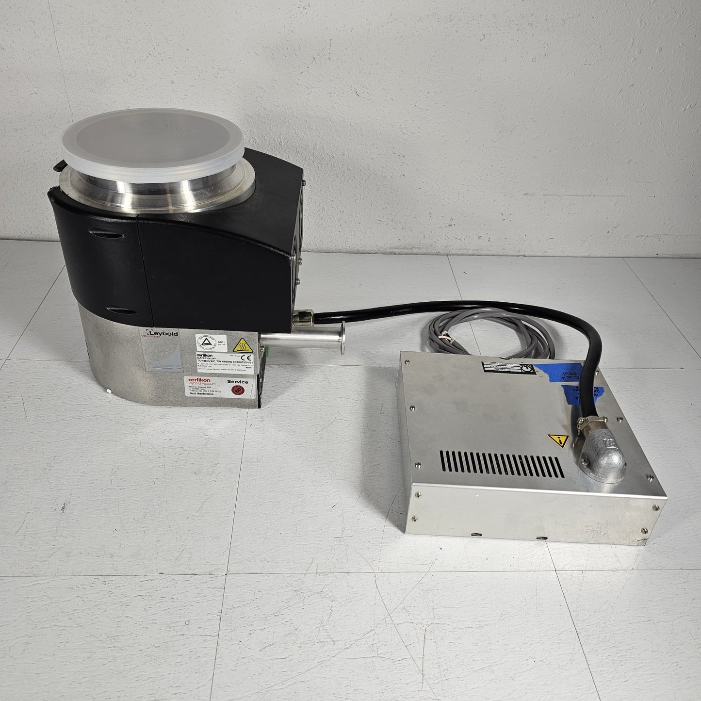 TESTED to 2E-7 Torr: Leybold Vacuum TurboVac TW 690MS 700 Wide Range Turbo Drive
