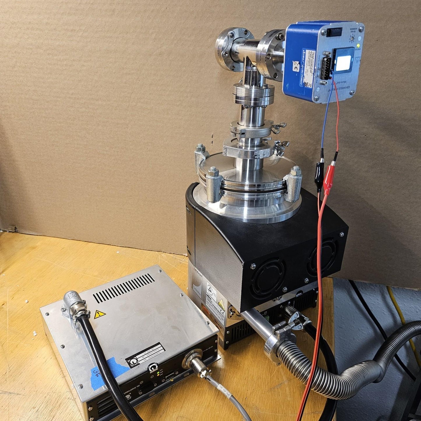 TESTED to 2E-7 Torr: Leybold Vacuum TurboVac TW 690MS 700 Wide Range Turbo Drive