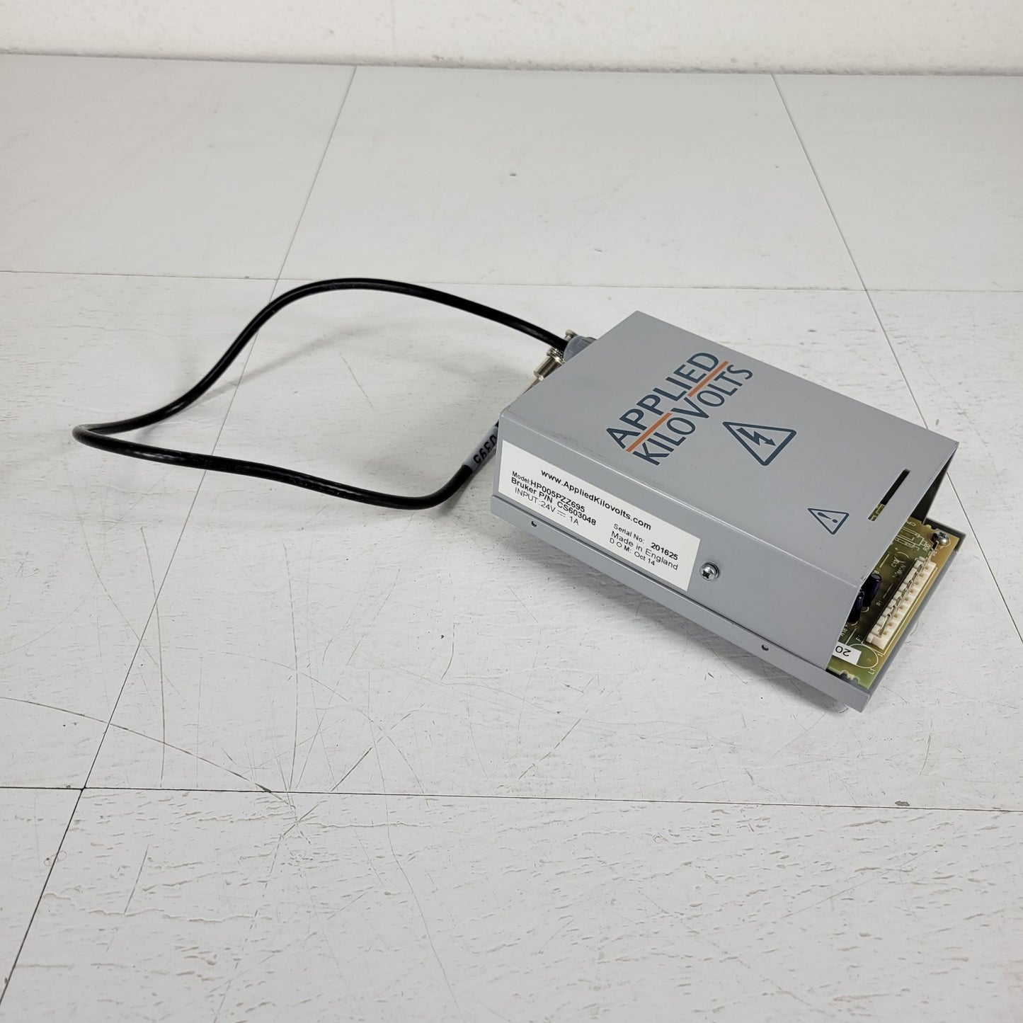 Applied Kilovolts HP005NZZ695 High Voltage Power Supply 5kV Negative 24V In