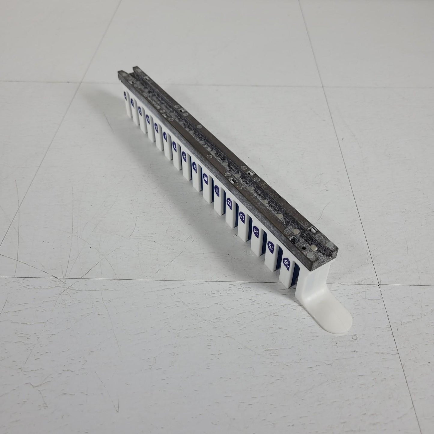 Tecan Freedom Evo Deck Blue 16 Channel 13mm Tube Rack Carrier Sampler 30019986