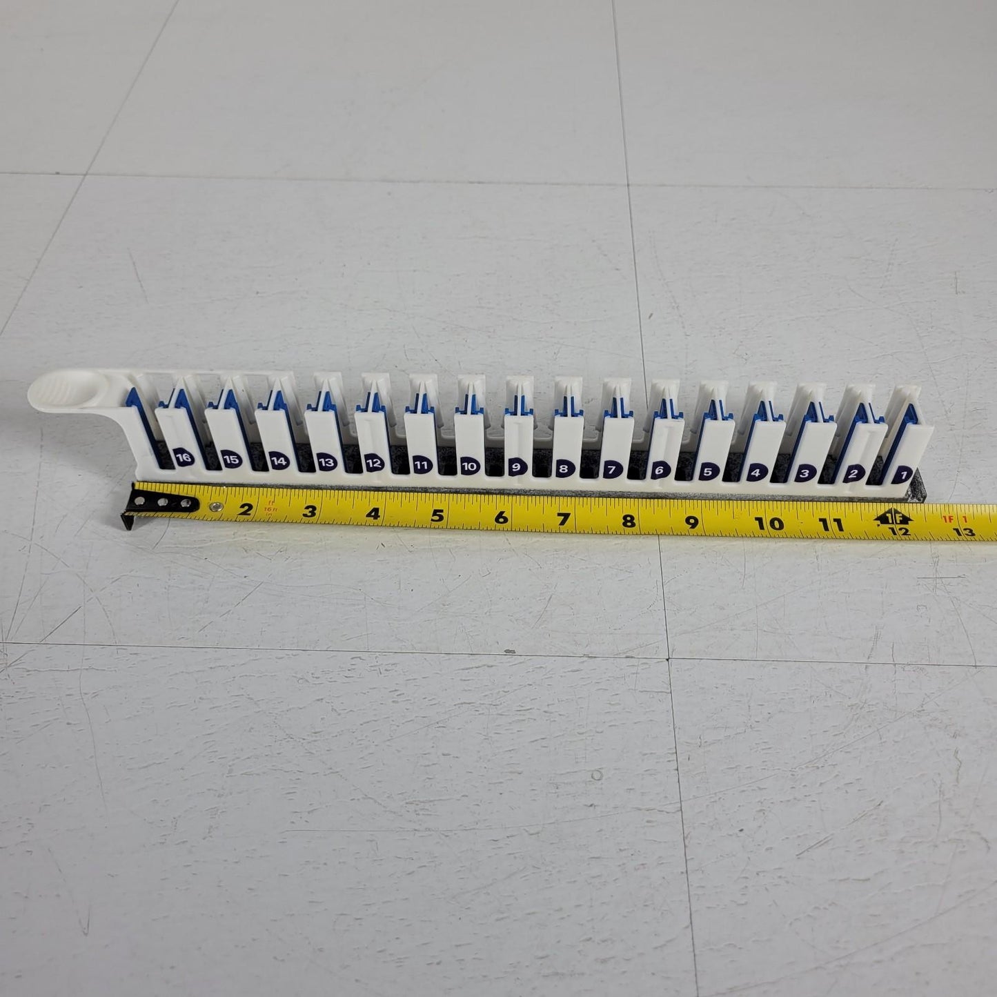 Tecan Freedom Evo Deck Blue 16 Channel 13mm Tube Rack Carrier Sampler 30019986
