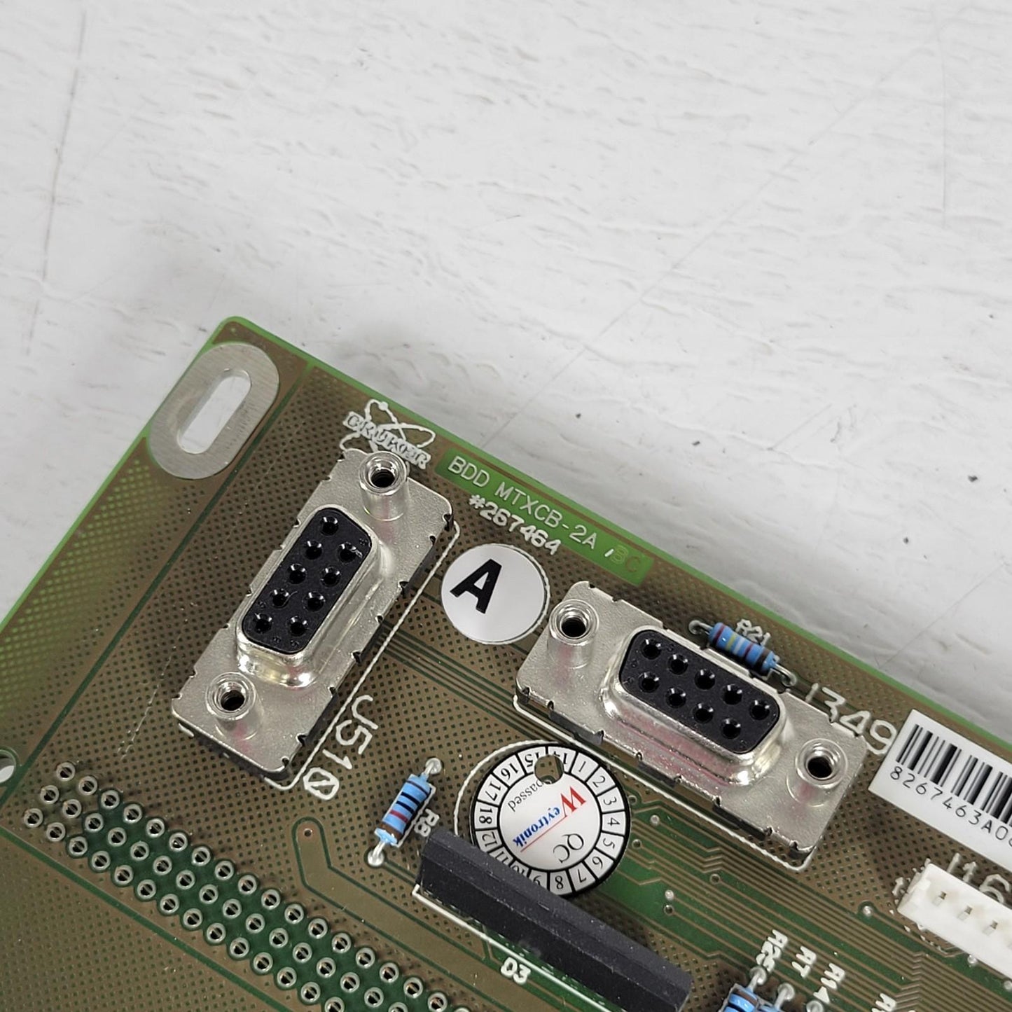 Bruker MTXCB-2A 267464 Backplane Board Interconnect Power Data Distribution PCB