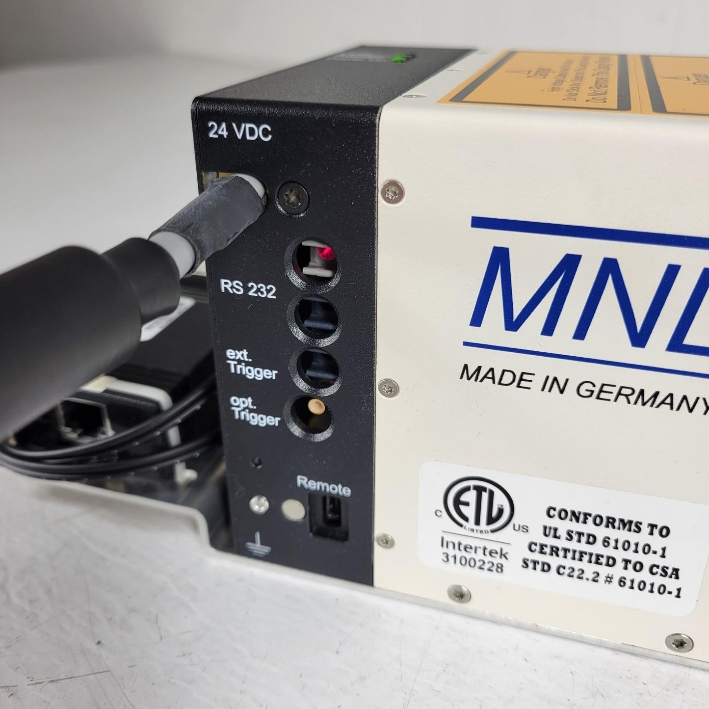 Lasertechnik Berlin MNL100 337nm Compact Nitrogen Laser and Power Adapter 24VDC