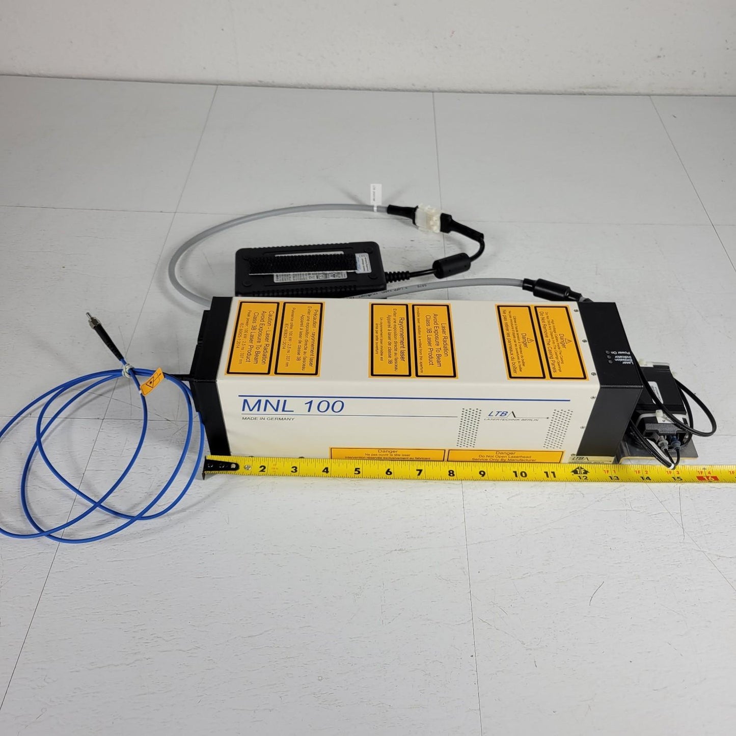Lasertechnik Berlin MNL100 337nm Compact Nitrogen Laser and Power Adapter 24VDC