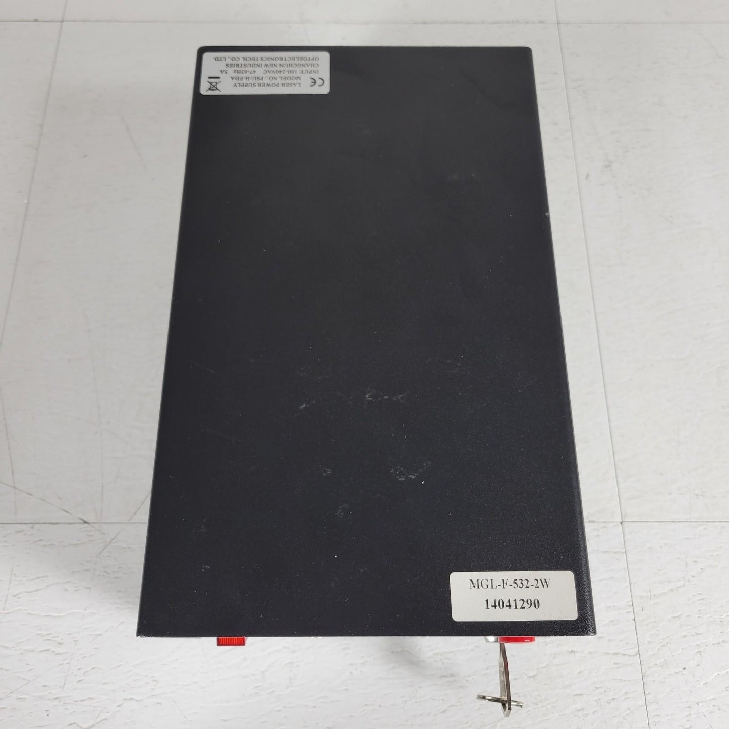 TESTED Optoelectronics 532nm MGL-F-532-2W DPSS Laser Head w/ PSU-H-FDA Source