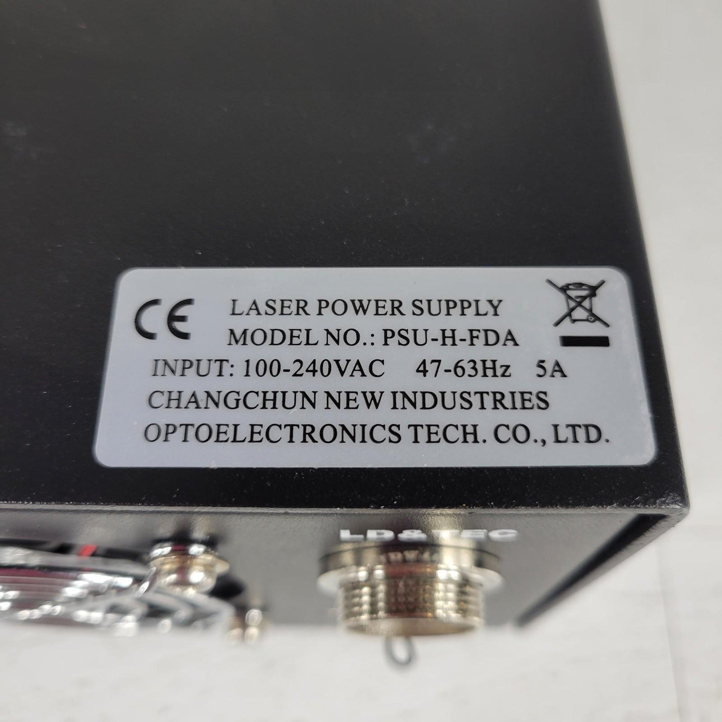 TESTED Optoelectronics 532nm MGL-F-532-2W DPSS Laser Head w/ PSU-H-FDA Source