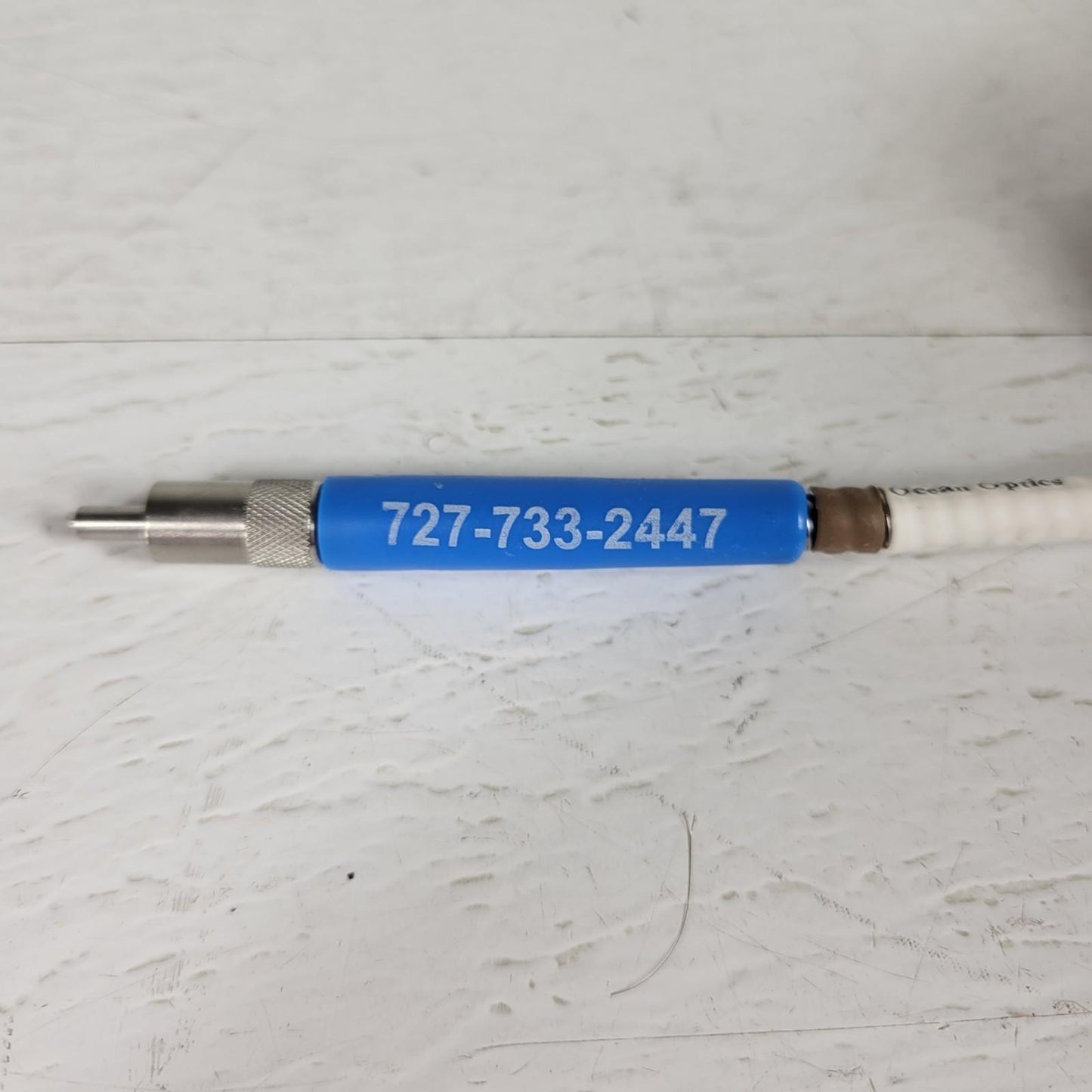 Ocean Optics Fiber Optic Cable 1m 600um UV VIS Spectrometer SMA905 Metal Shield