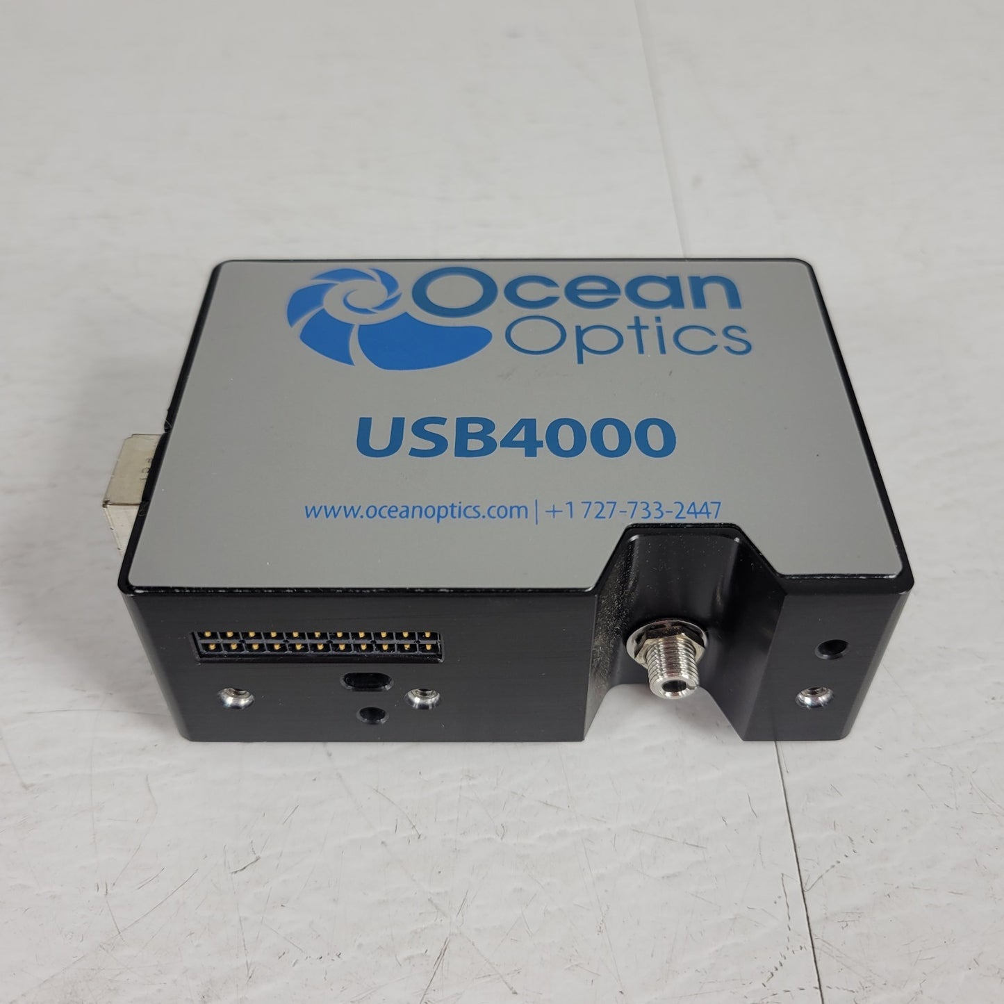 TESTED Ocean Optics USB4000 Miniature Fiber Optic Spectrometer 195-910nm SMA905
